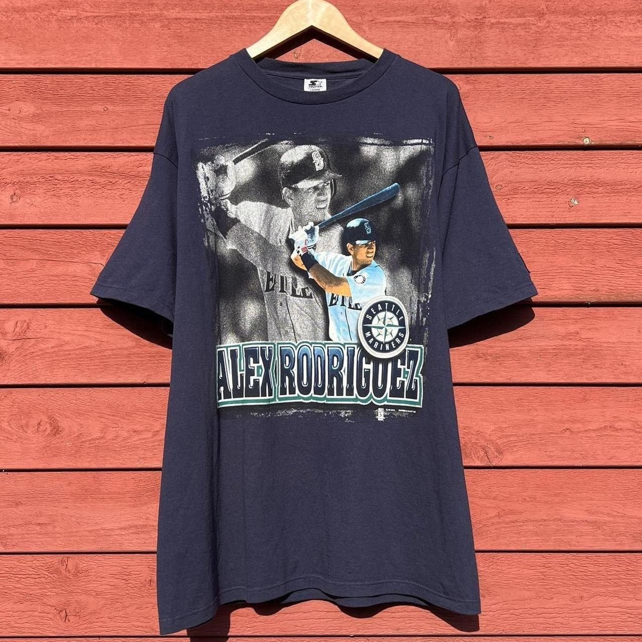 Starter Vintage 1997 Alex Rodriguez Seattle Mariners T-Shirt Size US XL / EU 56 / 4 - 1 Thumbnail