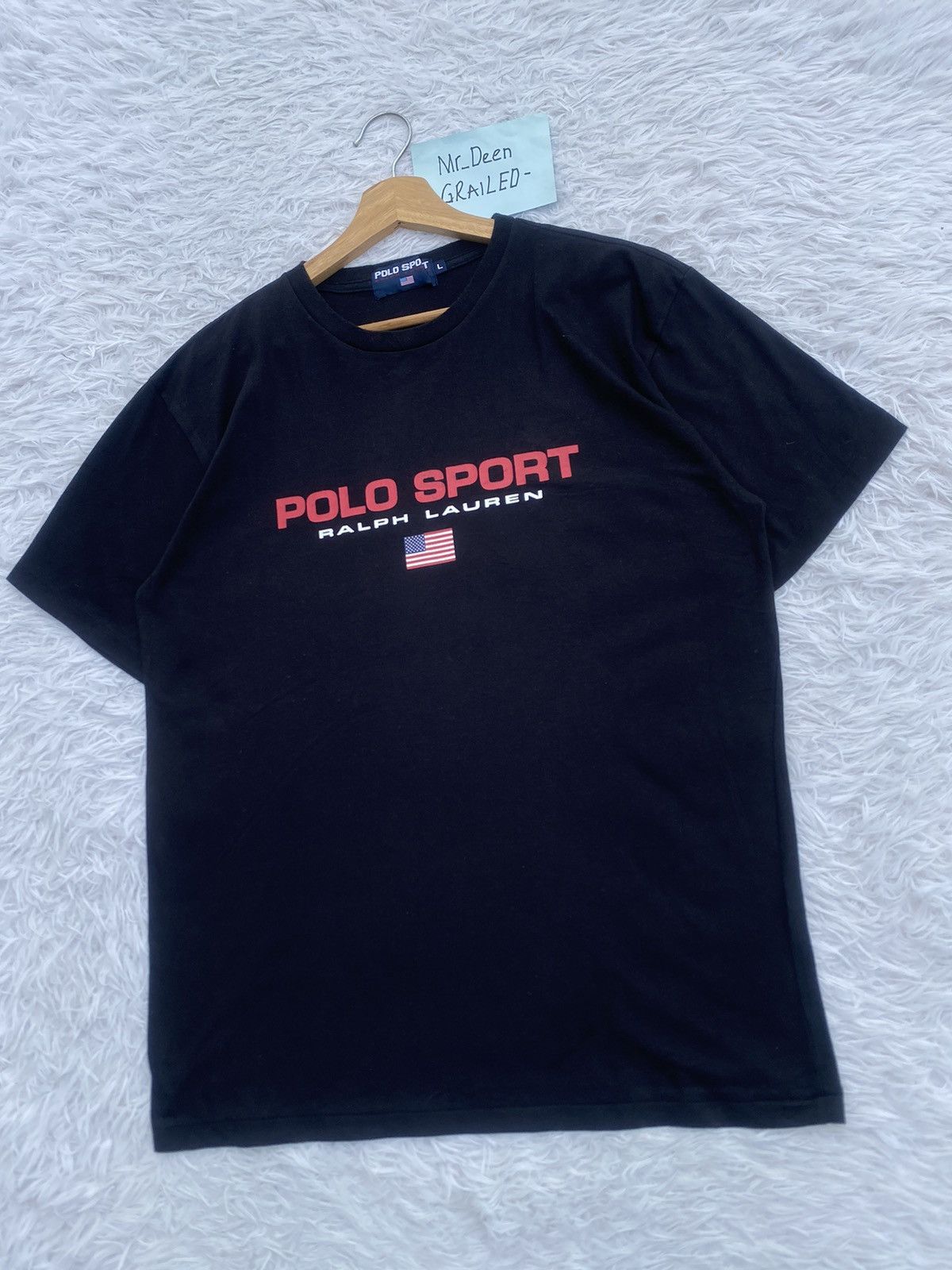 Polo Ralph Lauren Rare Vintage Polo Sport Ralph Lauren Spellout Tshirt Size US L / EU 52-54 / 3 - 3 Thumbnail