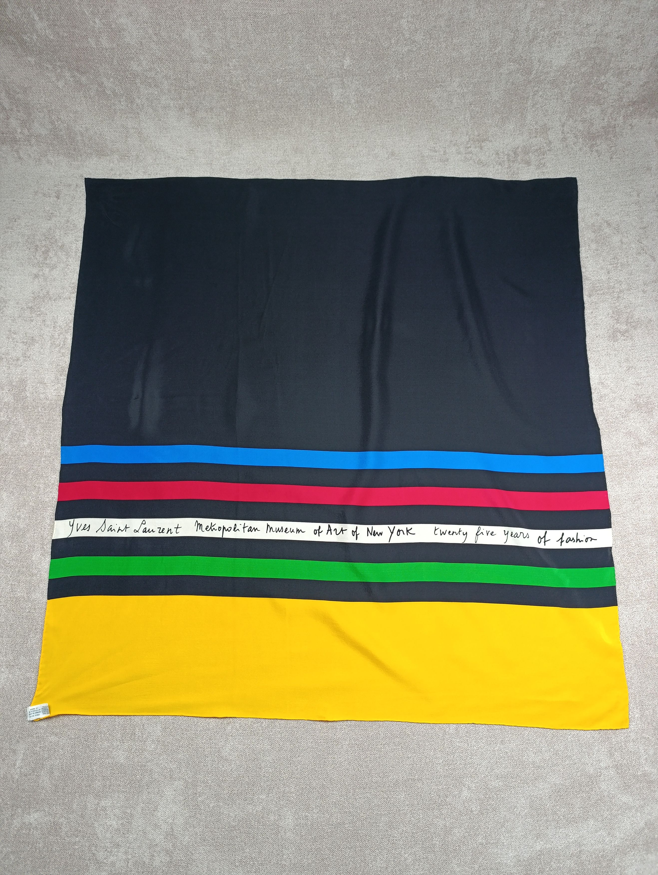 Yves Saint Laurent Yves Saint Laurent Silk Scarf – Metropolitan Museum of Art Size ONE SIZE - 2 Thumbnail