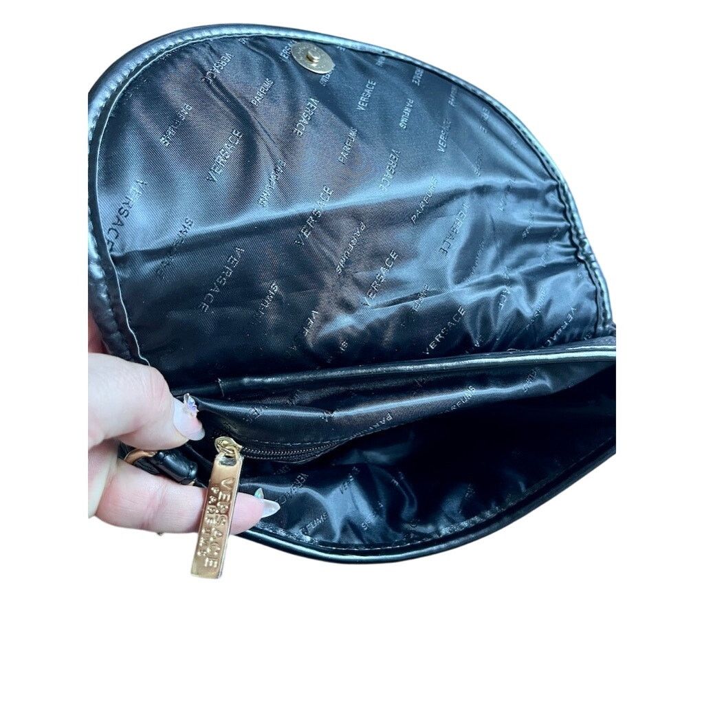 Versace Versace Magnetic Clasp Clutch Cosmetic Bag Parfum Size 26 - 3 Thumbnail