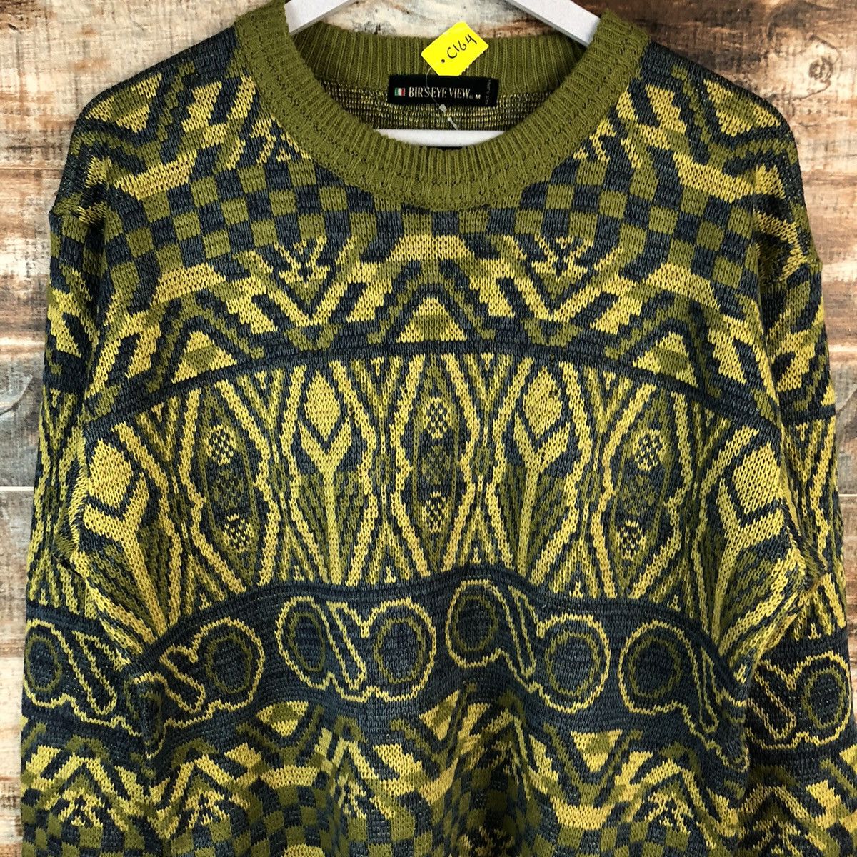 Homespun Knitwear DL Birs Eye View vintage Green Knitwear #C164 Size US M / EU 48-50 / 2 - 5 Thumbnail