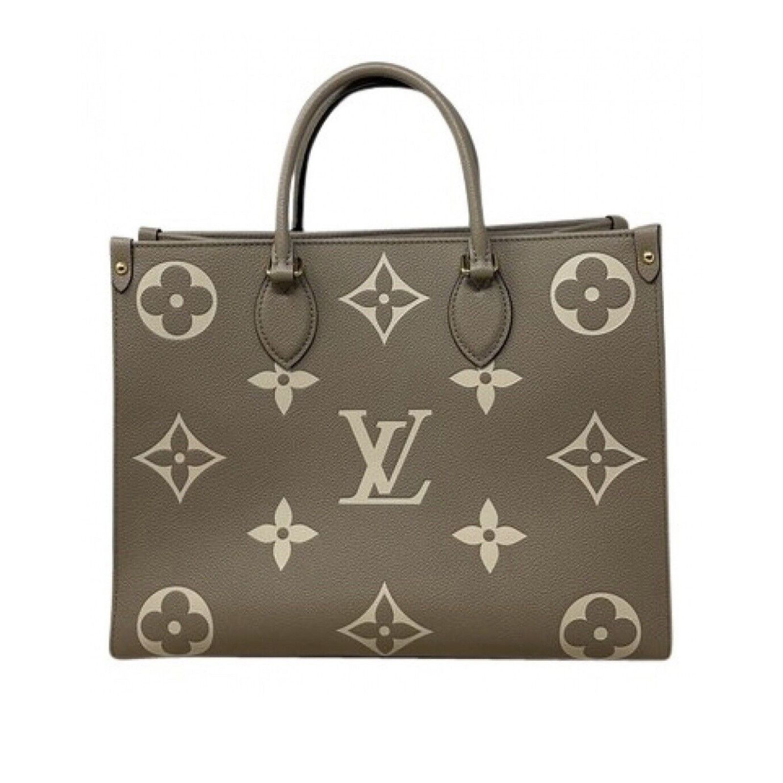 Louis Vuitton Louis Vuitton OnTheGo Tote MM Gray Turtle dove Empreinte Size ONE SIZE - 13 Thumbnail