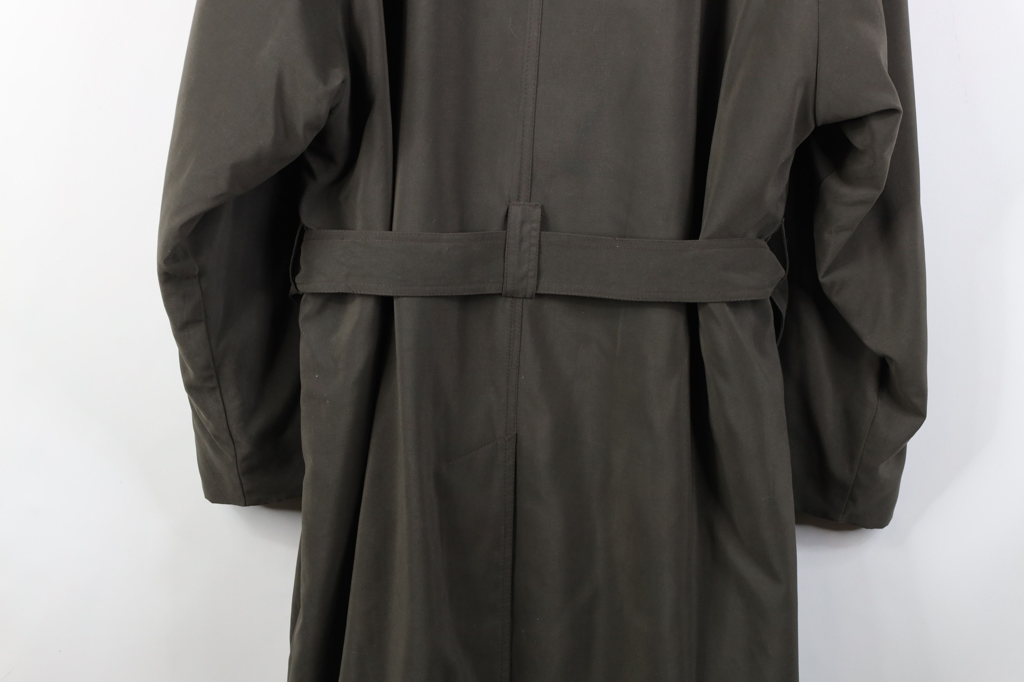 Vintage Vintage 90s Streetwear Belted Microfiber Trench Coat Jacket Size US XXL / EU 58 / 5 - 16 Thumbnail