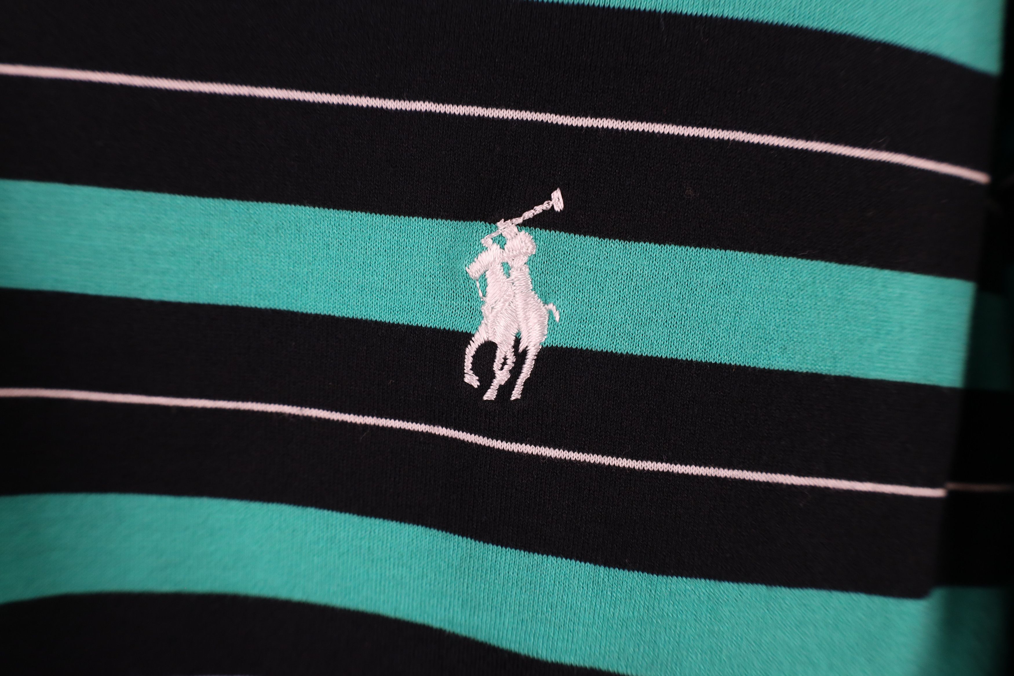 Ralph Lauren × Vintage Polo Golf Ralph Lauren Block Collared Polo Shirt Cotton Size US XL / EU 56 / 4 - 4 Thumbnail