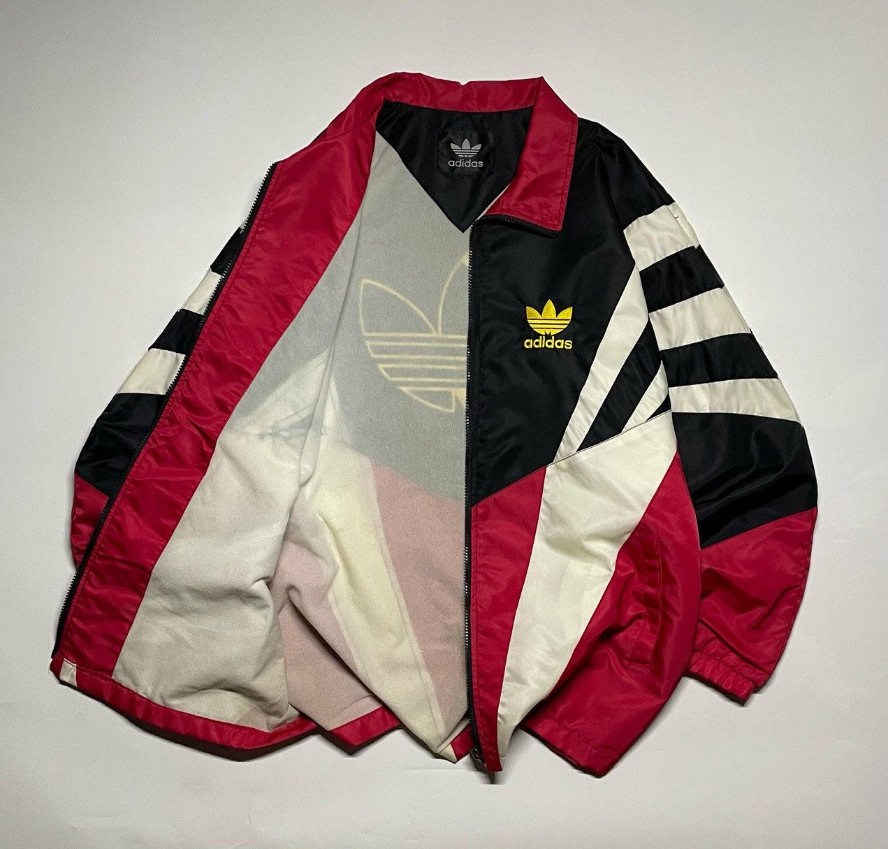 Adidas × Vintage Adidas FB AS Hooded Suit-II 80s Vintage Windbreaker jacket Size US L / EU 52-54 / 3 - 11 Thumbnail