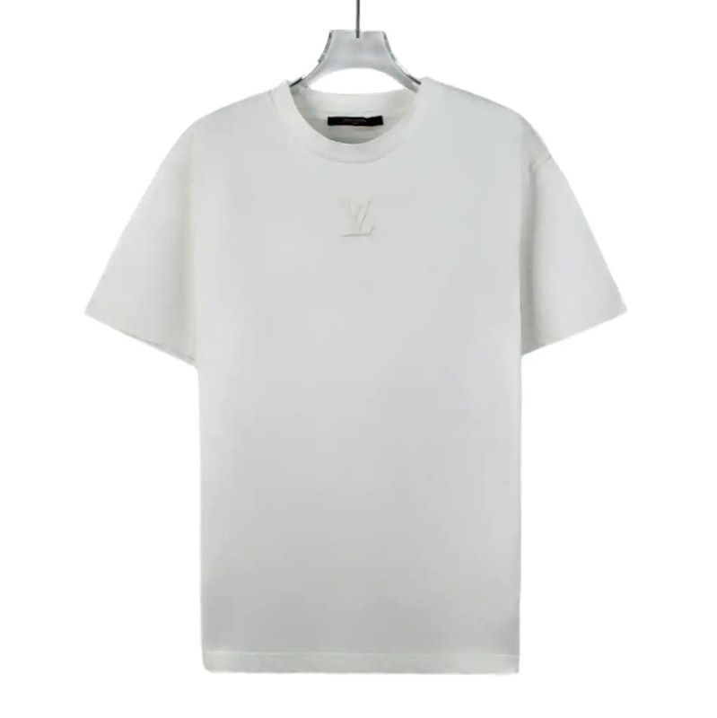 Louis Vuitton Louis Vuitton White Cotton T-Shirt for Men 0089 Size US S / EU 44-46 / 1 - 1 Thumbnail