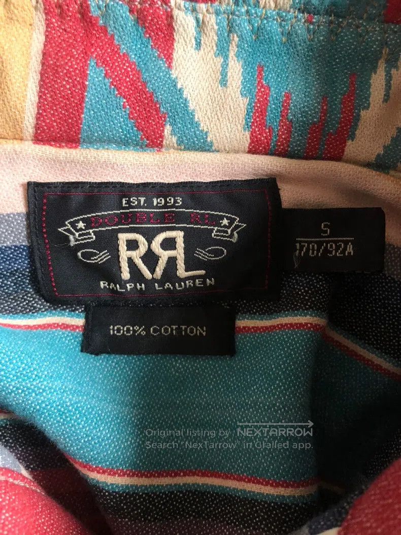 RRL Ralph Lauren RRL Ralph Lauren Early vintage patch rainbow shirt Size US S / EU 44-46 / 1 - 8 Thumbnail