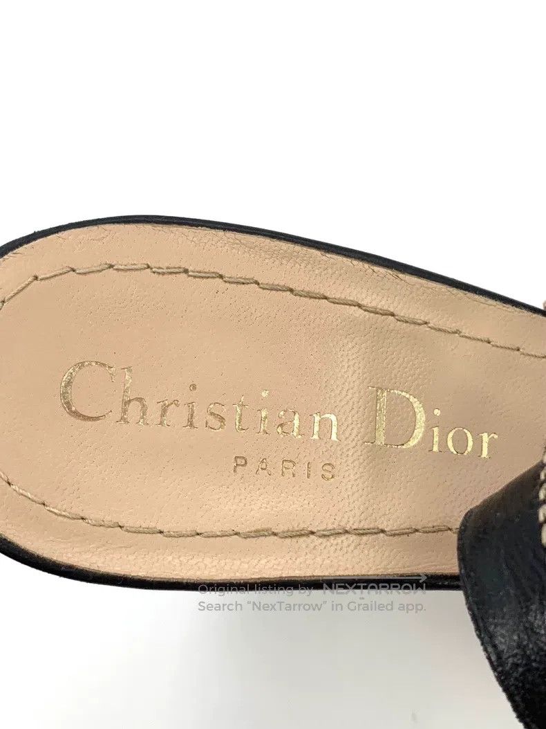 Dior Dior Brown pointed toe embroidered braided lace-up high-he Size US 5.5 / IT 35.5 - 8 Thumbnail