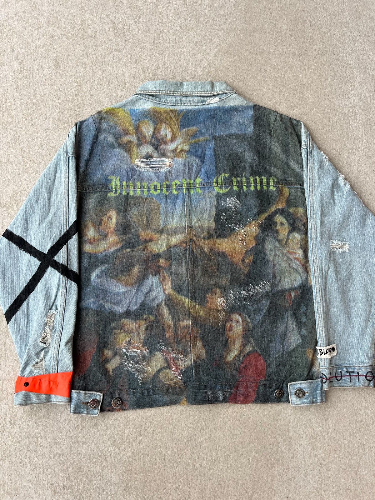 Japanese Brand Blackblond 2019SS Int. 3rd Collection “Innocent Crime” Denim Size US L / EU 52-54 / 3 - 7 Thumbnail