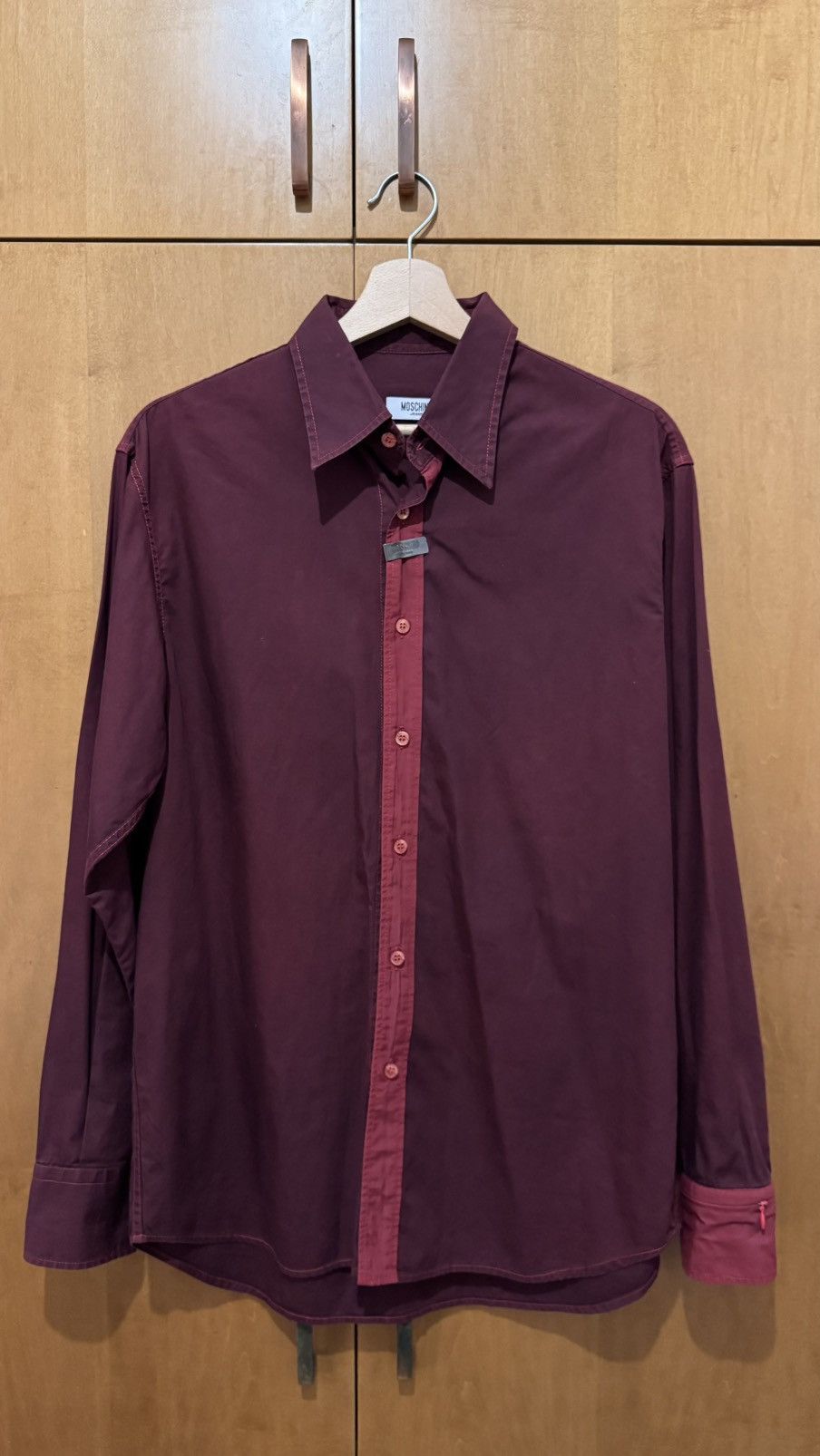 Moschino Moschino Vintage Long Sleeve Shirt Size US M / EU 48-50 / 2 - 1 Thumbnail