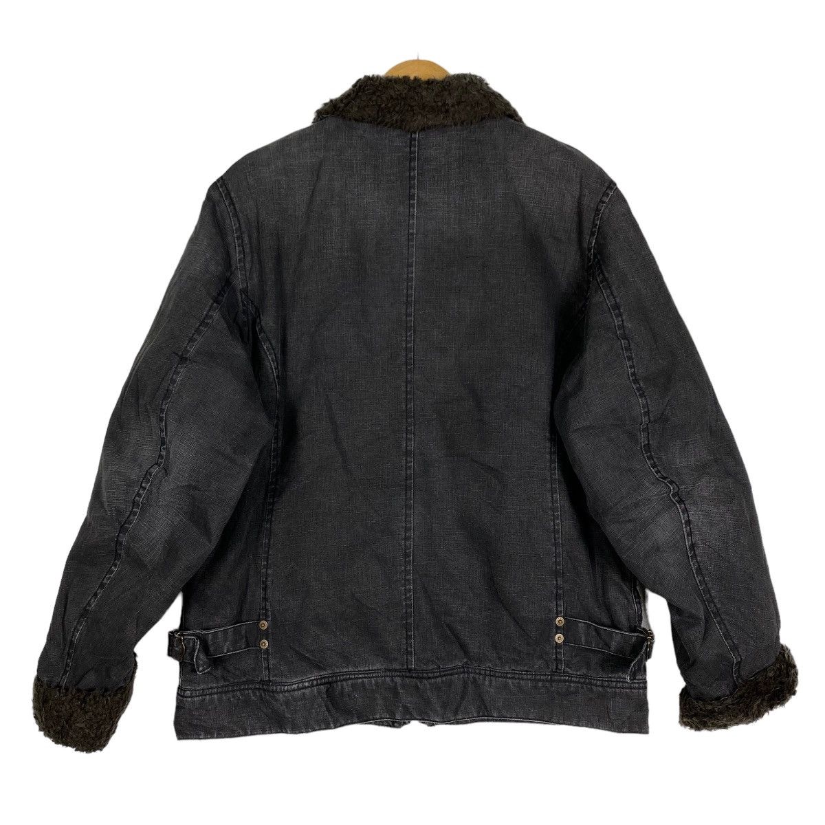 Japanese Brand VINTAGE BALL FUR COLLAR DETROIT JACKET Size US L / EU 52-54 / 3 - 13 Thumbnail