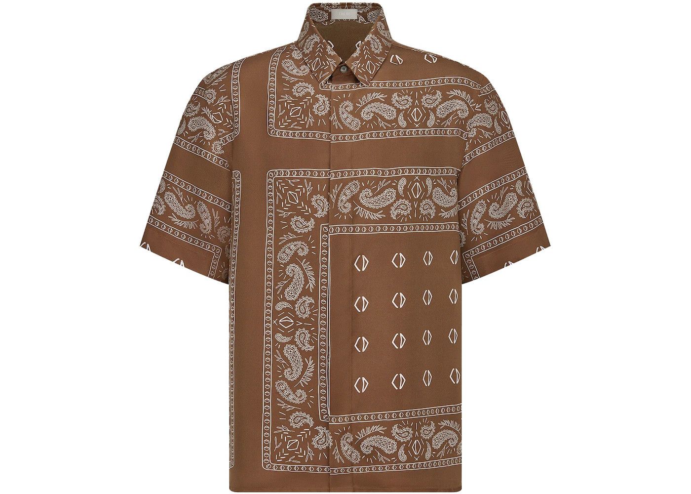 image of Dior O1Bcso1Str0324 Shirt In Brown, Men's (Size Small)