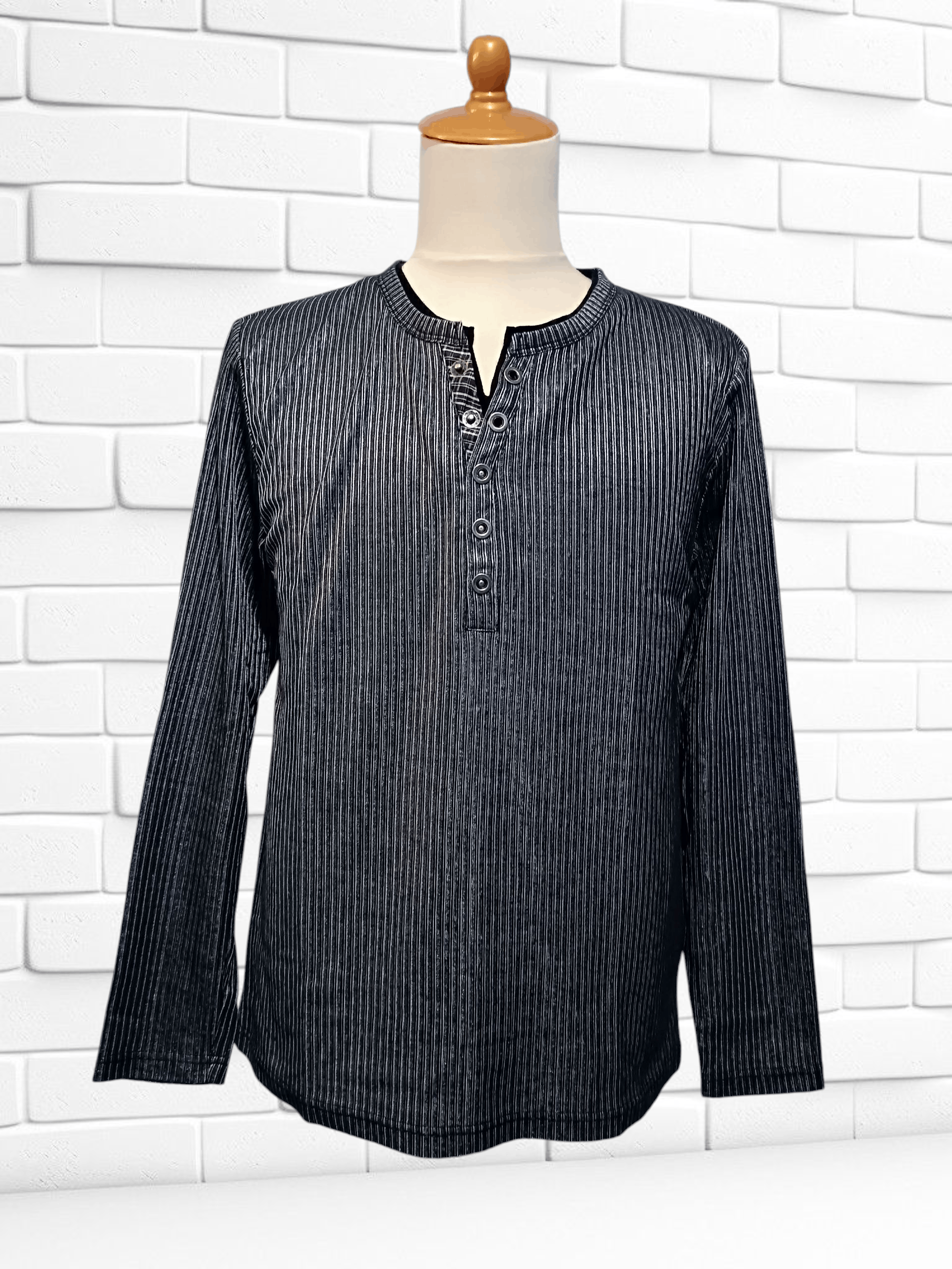 Vintage Long Sleeve Double Layer Opium Gothic Silver