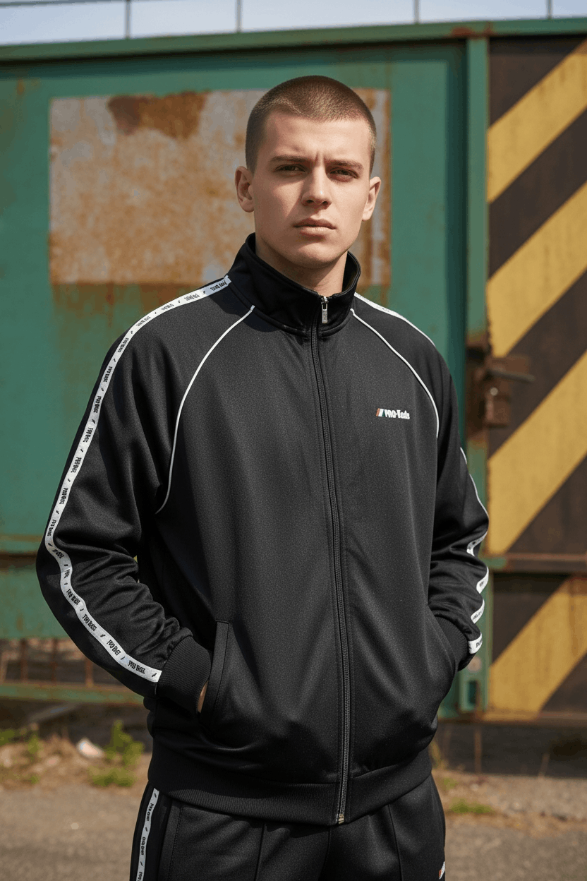 Pro-Keds PRO-KEDS Sidetape Sportswear Training Tracksuit Jacket Size US L / EU 52-54 / 3 - 1 Thumbnail