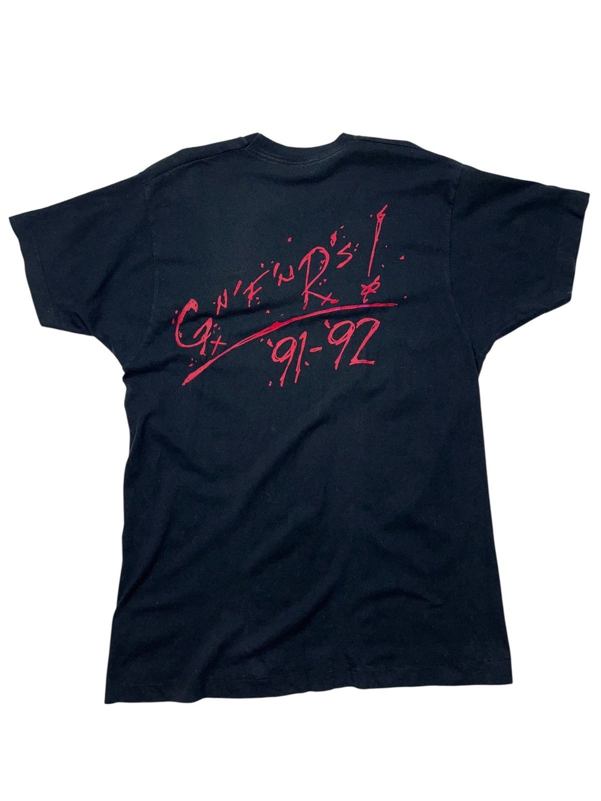 Guns N' Roses Vintage 1992 Conart Guns N Roses 91-92 Revolver T-shirt Size US L / EU 52-54 / 3 - 2 Thumbnail