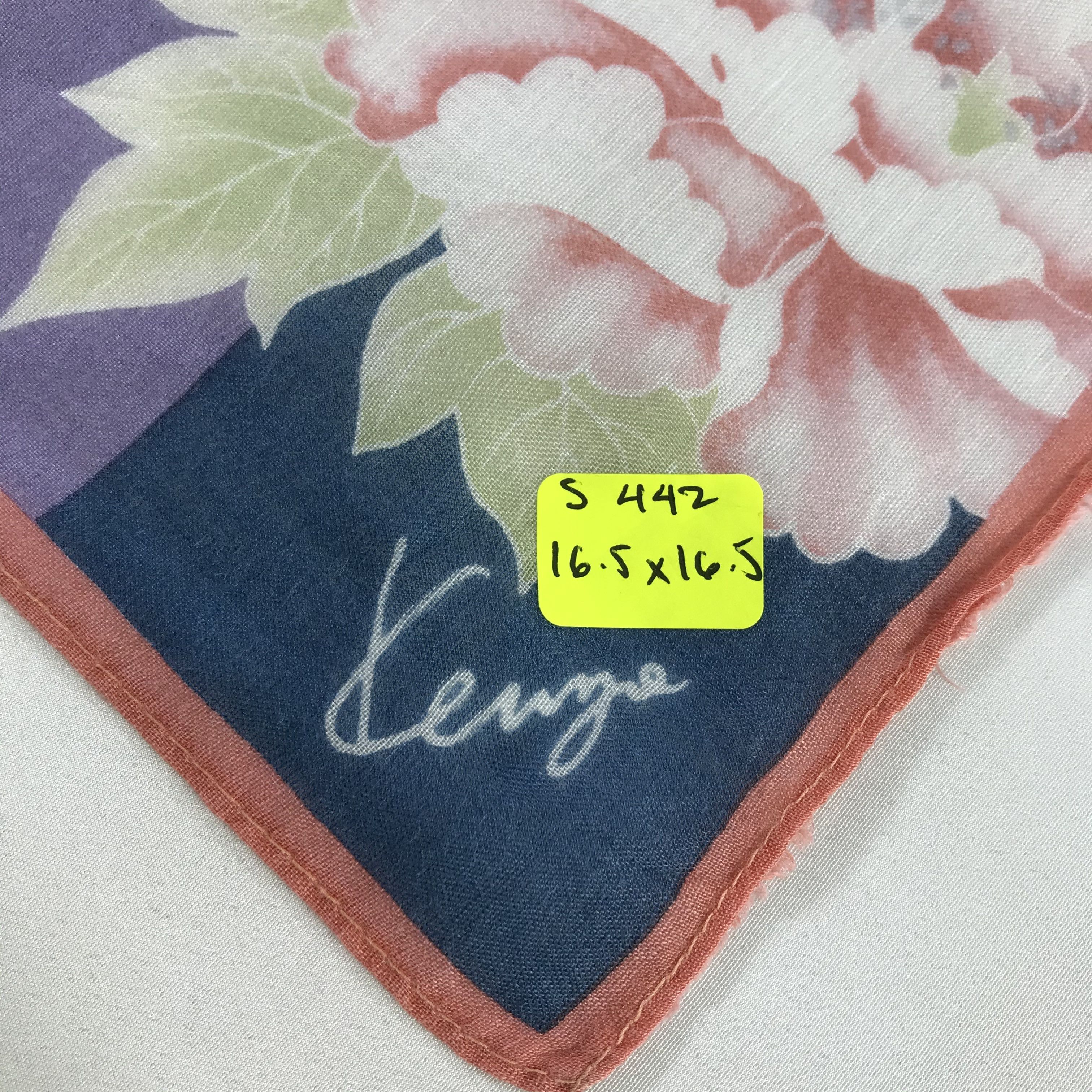 Kenzo × Vintage Kenzo Bandana / Handkerchief / Neckerchief - S442 Size ONE SIZE - 5 Thumbnail