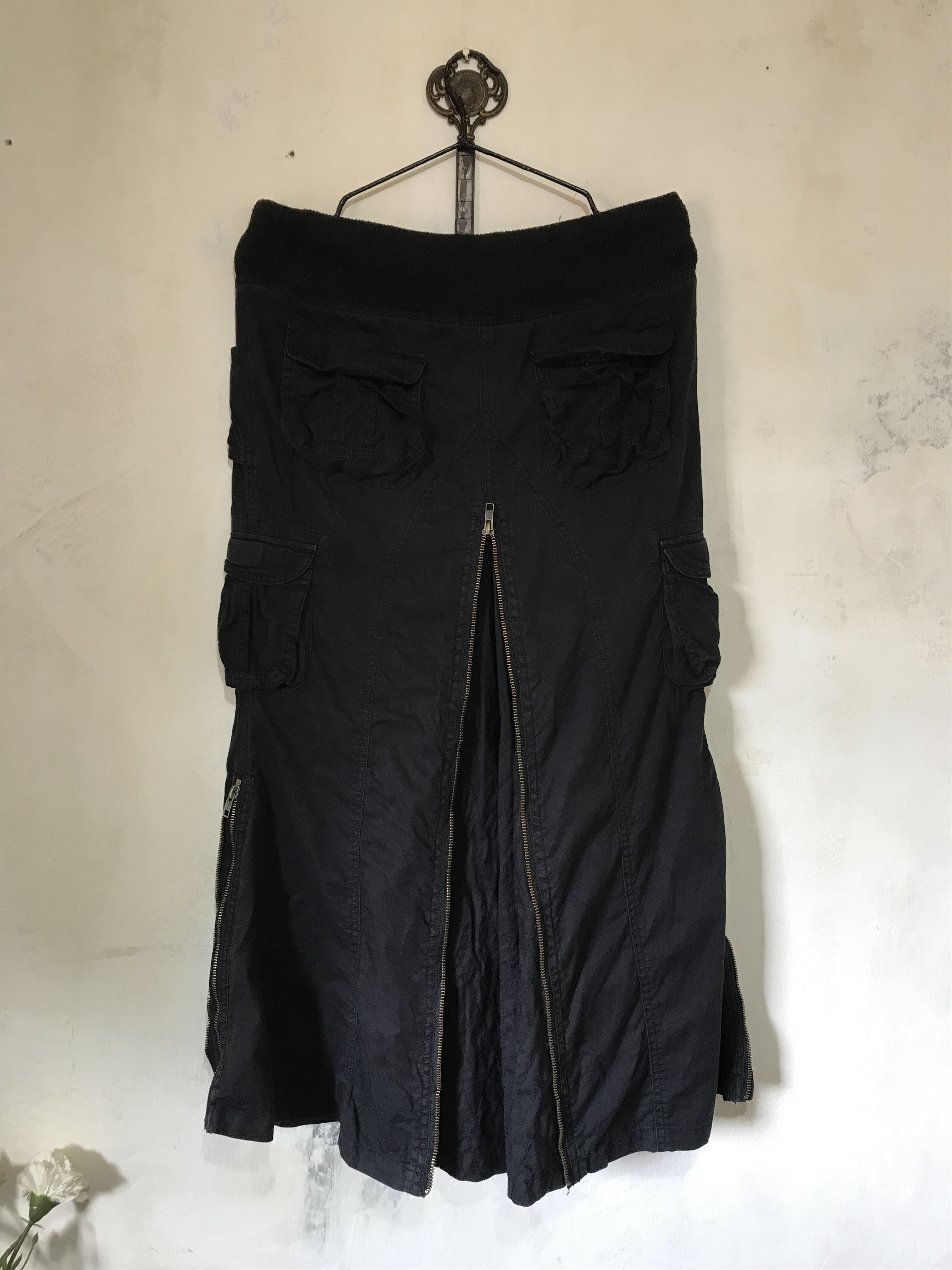 Le Grande Bleu (L.G.B.) Lein Multi Zip Cargo Skirts G.O.A style Size 30" / US 8 / IT 44 - 11 Thumbnail