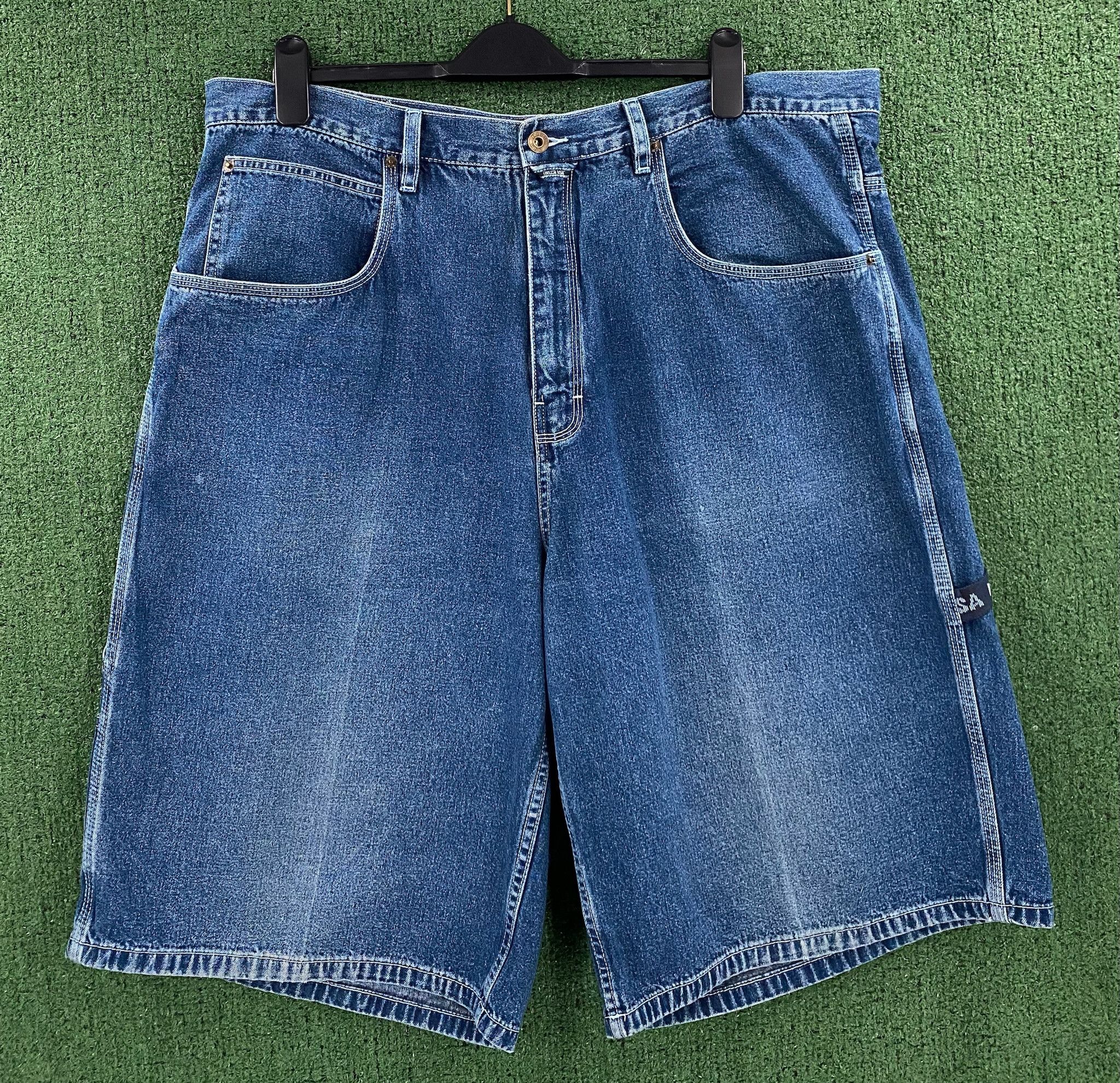 Mecca 90’s Mecca Logo Carpenter Denim Jean Shorts Jorts 41 Size US 41 - 1 Thumbnail