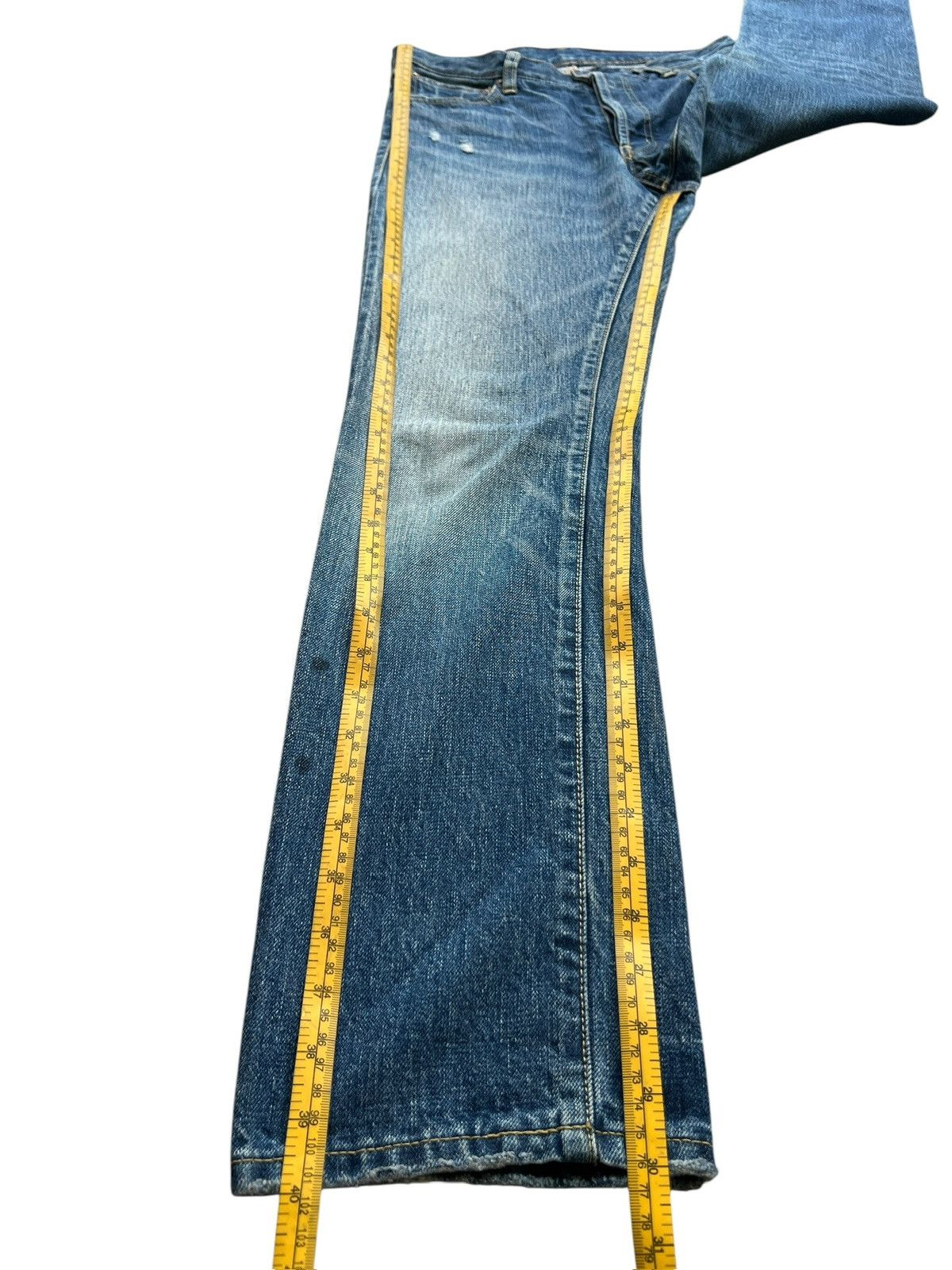 Vintage Vintage Japanese Selvedge Distressed Denim Jeans 30x30 Size US 30 / EU 46 - 12 Thumbnail