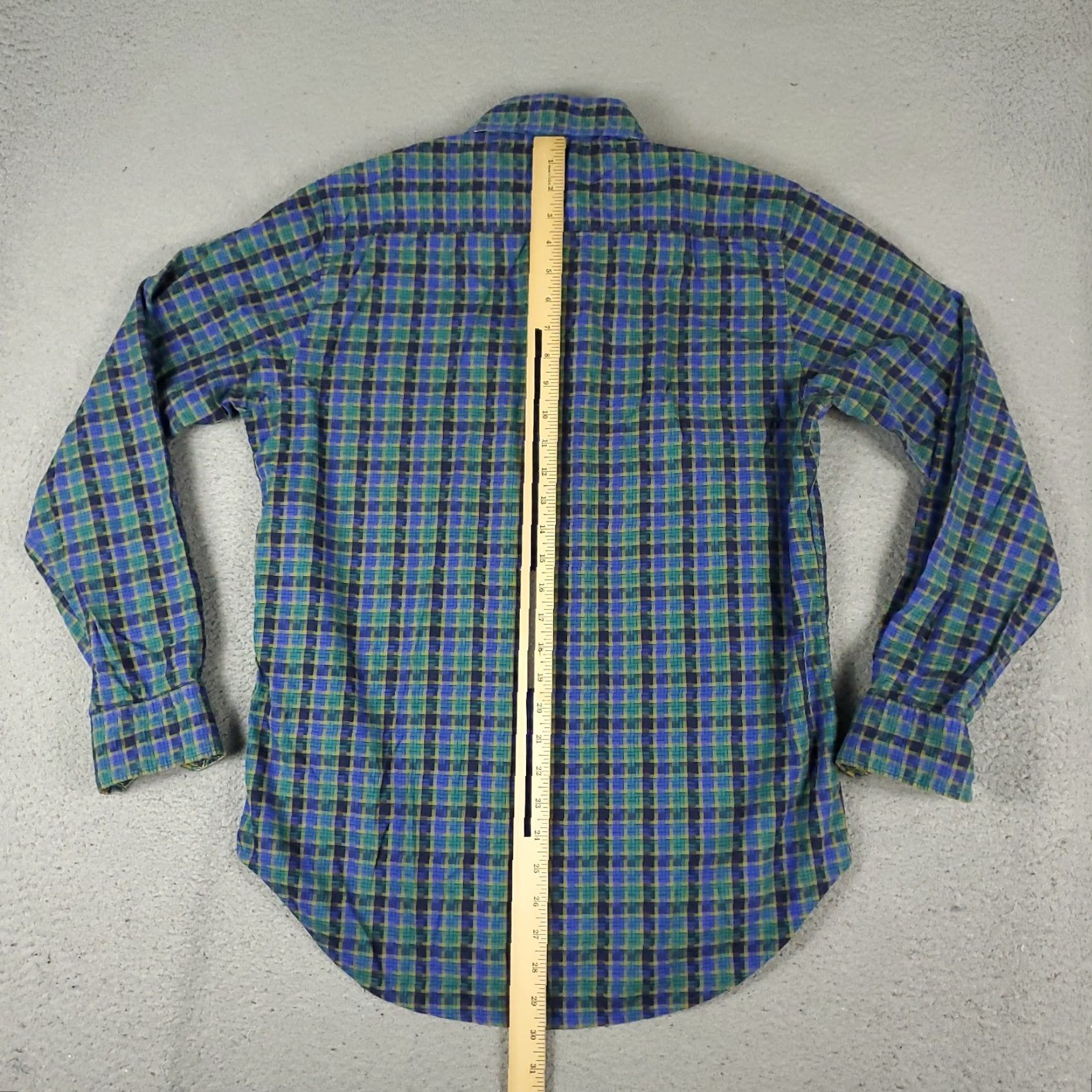 Robert Graham Robert Graham Shirt Mens Small Blue Plaid Button-Up Long Sleeve Modern Classic Preppy Size US S / EU 44-46 / 1 - 3 Thumbnail
