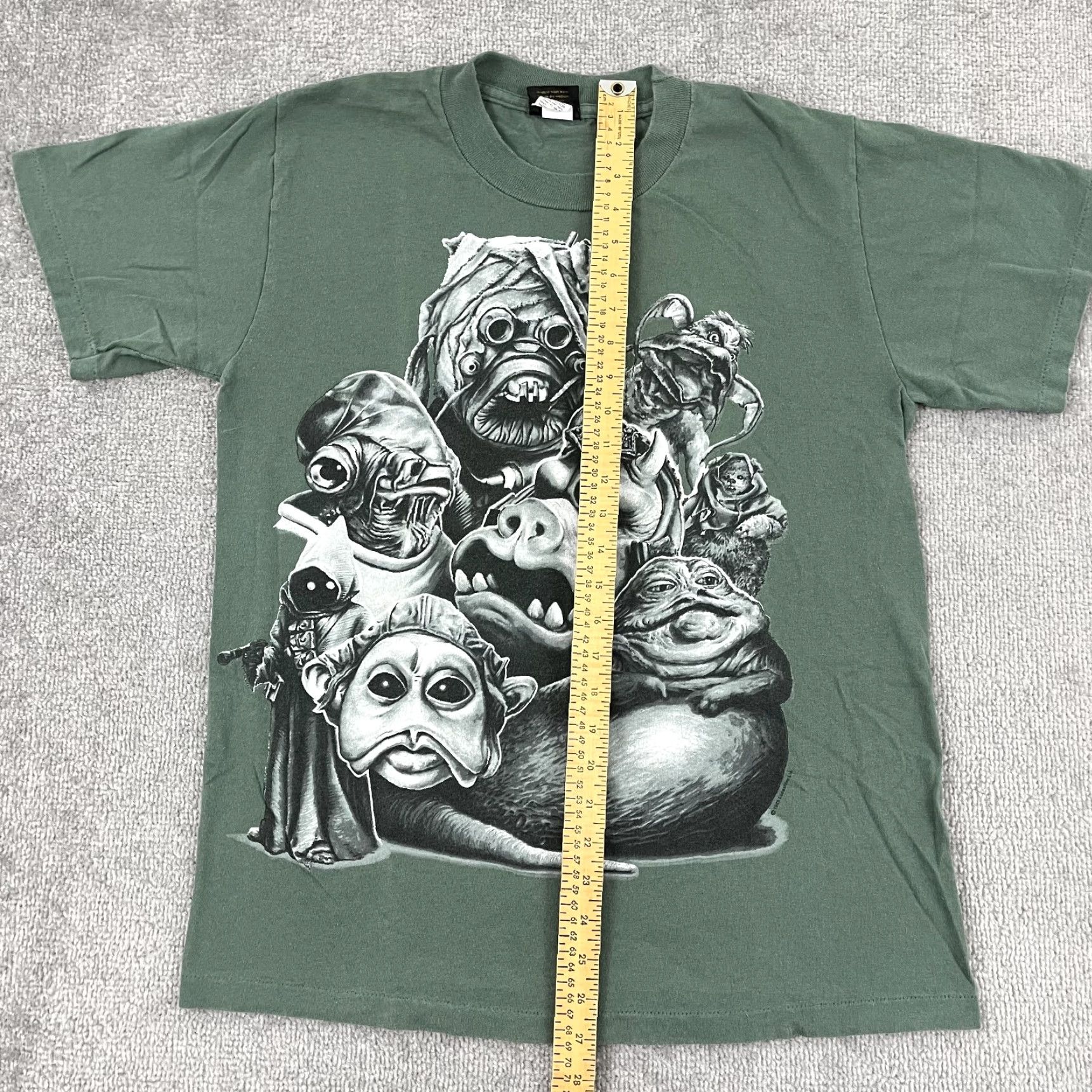 Changes VINTAGE Changes STAR WARS Shirt Mens M Green 90s Star Wars Graphic Print T-Shirt Mens Size US M / EU 48-50 / 2 - 4 Thumbnail