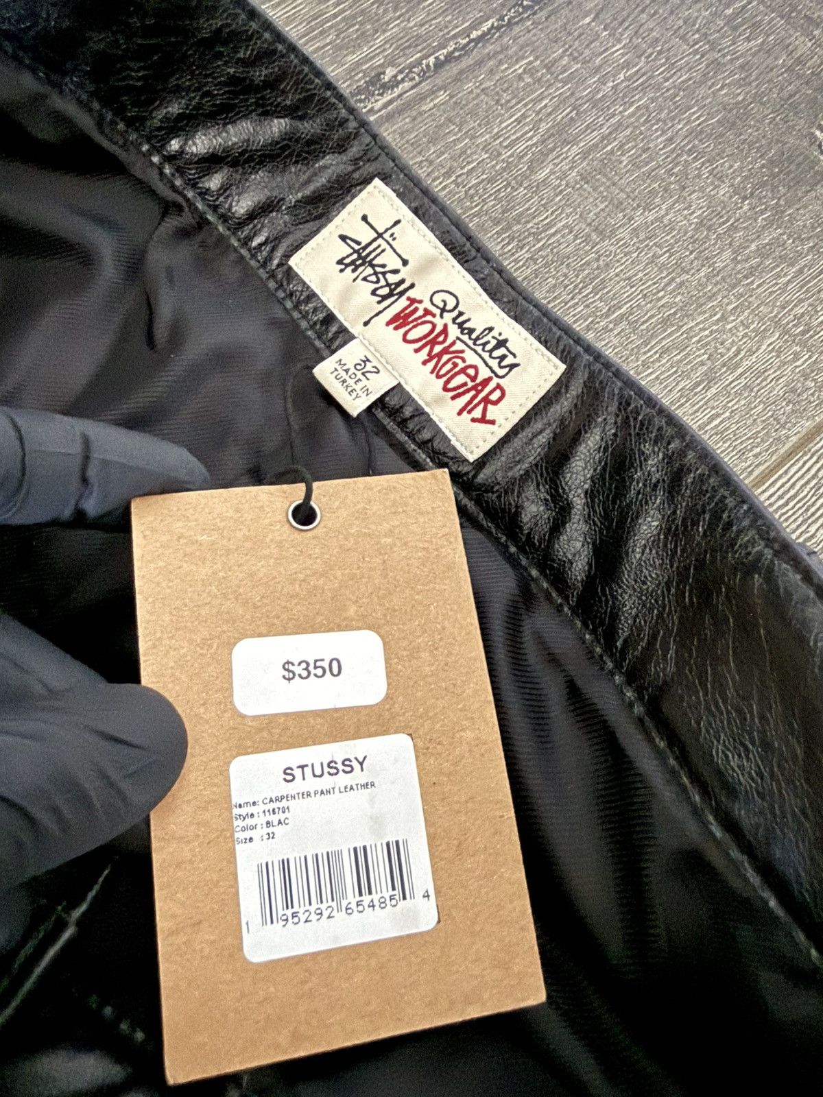 Stussy SS25 Stussy Leather Carpenter Work Pants Size US 32 / EU 48 - 4 Thumbnail