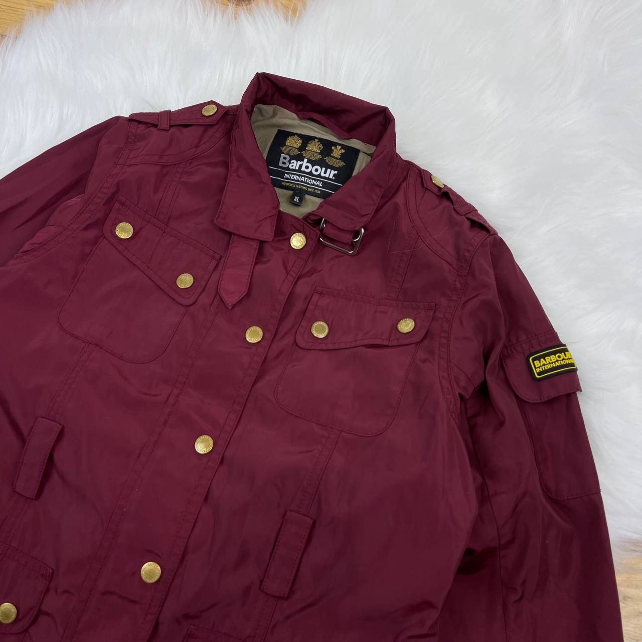 Barbour Barbour International Farleigh Casual Jacket Burgundy XL Size L / US 10 / IT 46 - 2 Thumbnail