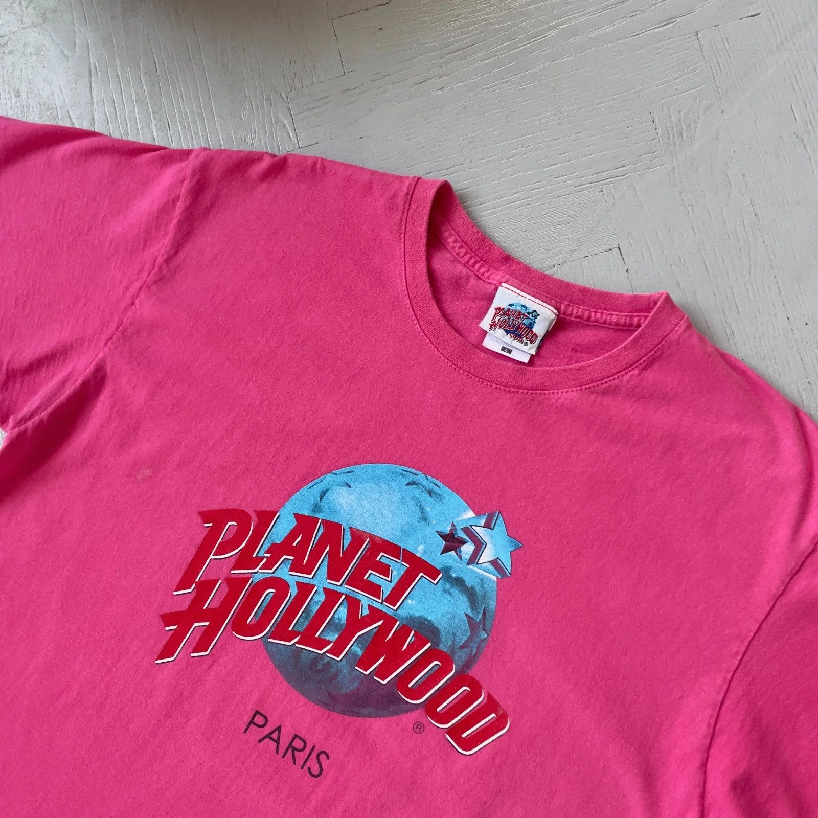 Planet Hollywood Planet Hollywood Pink Graphic Shirt Size US L / EU 52-54 / 3 - 4 Thumbnail