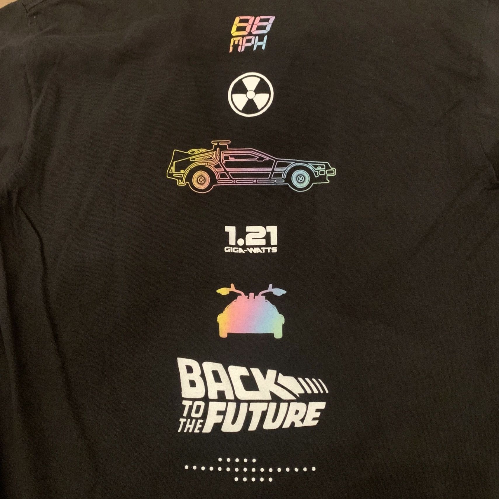 Vintage Universal Studios Back to the Future Long Sleeve Shirt Mens Medium Black Movie Size US M / EU 48-50 / 2 - 7 Thumbnail