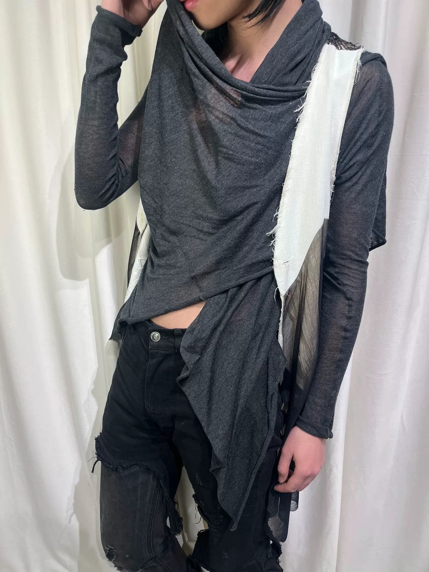 If Six Was Nine ifsixwasnine asymmetrical cardigan with multiple styles Size XS / US 0-2 / IT 36-38 - 1 Thumbnail