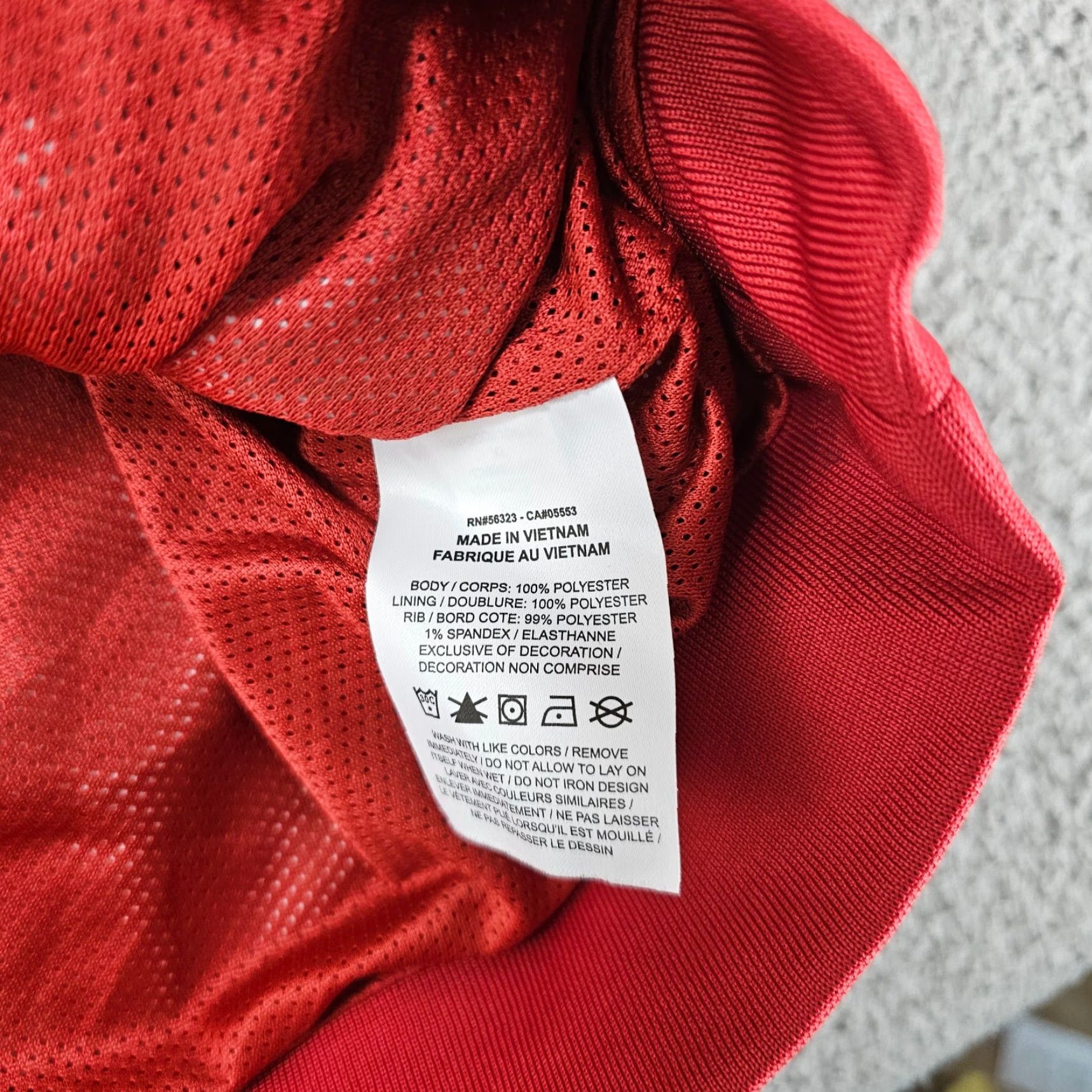Nike Nike Windbreaker Jacket XL Red Golf Dri-FIT Logo Breathable Men Outdoor Sports Windbreaker Mid-Length Solid Regular Jacket Size US XL / EU 56 / 4 - 4 Thumbnail