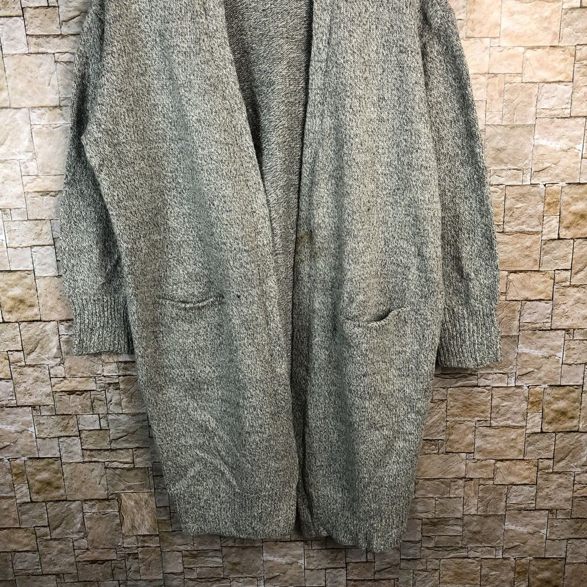 Japanese Brand Spray Premium Grey Cardigan Knitwear #A1205 Size US L / EU 52-54 / 3 - 3 Thumbnail