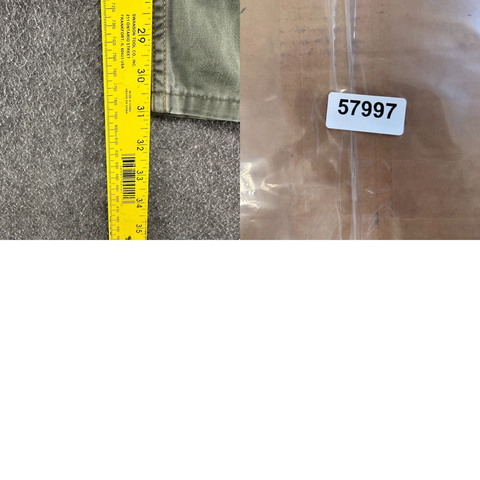 Vintage VINTAGE Kikwear Pants Mens 34x31 Green Chino Relaxed Straight 90s Workwear Mens Size US 34 / EU 50 - 11 Thumbnail