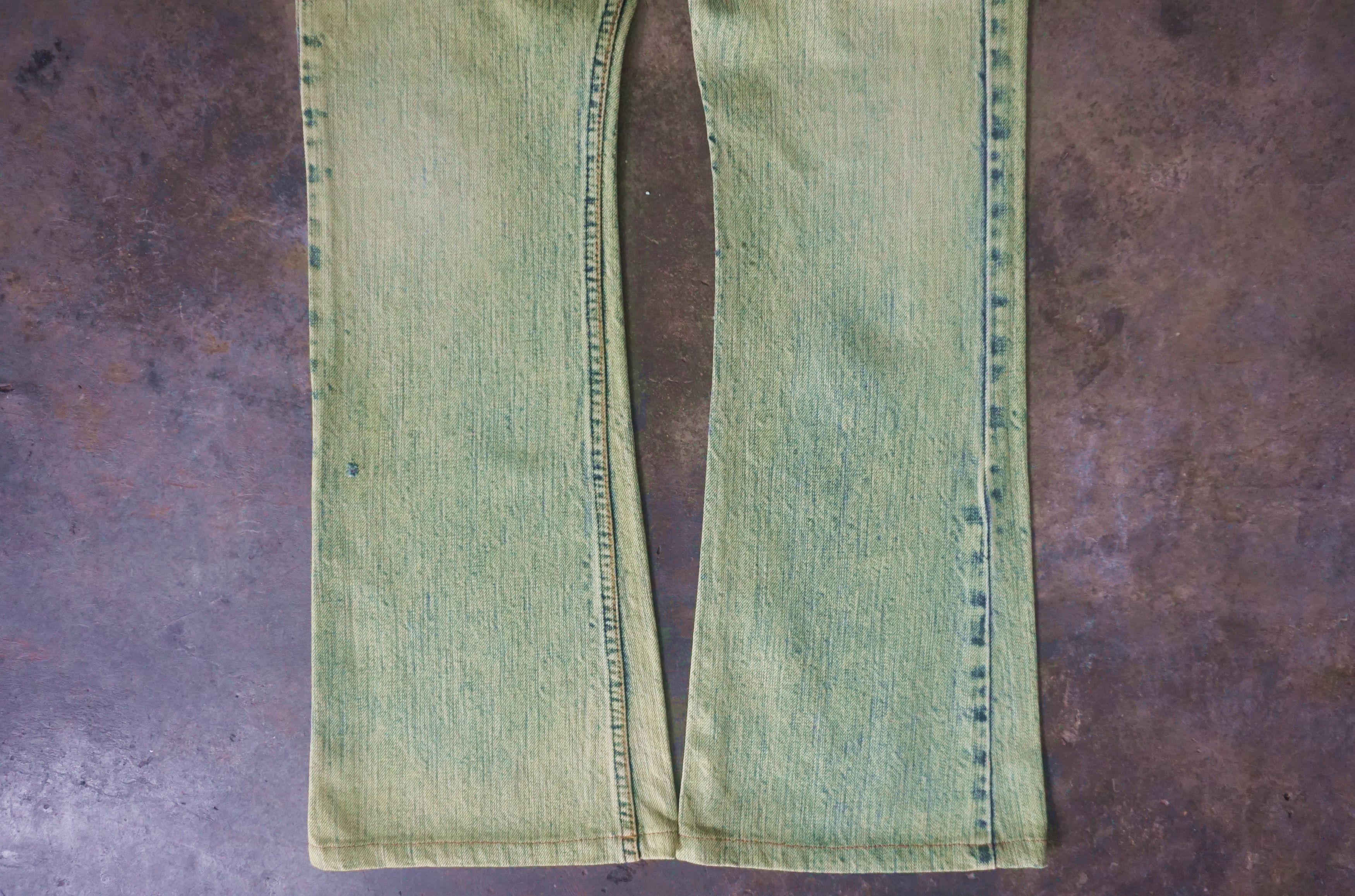 If Six Was Nine LGB Crazy Wolf Patchwork Jeans Size US 30 / EU 46 - 3 Thumbnail