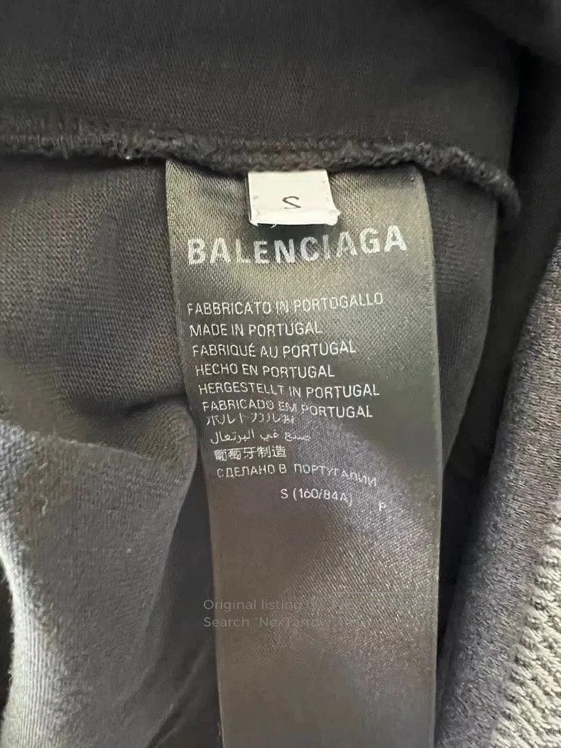 Balenciaga Balenciaga Blur Letter Short Sleeve S. Size US S / EU 44-46 / 1 - 4 Thumbnail