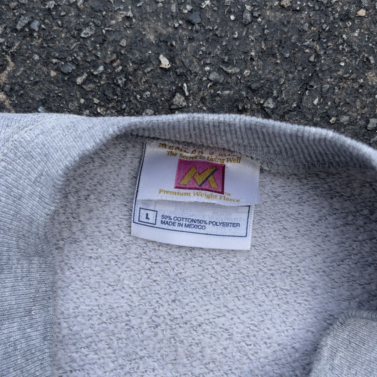 Russell Athletic × Vintage Vintage 90s MEMBERS MARK Grey Blank Crewneck Sweatshirt Size US L / EU 52-54 / 3 - 4 Thumbnail