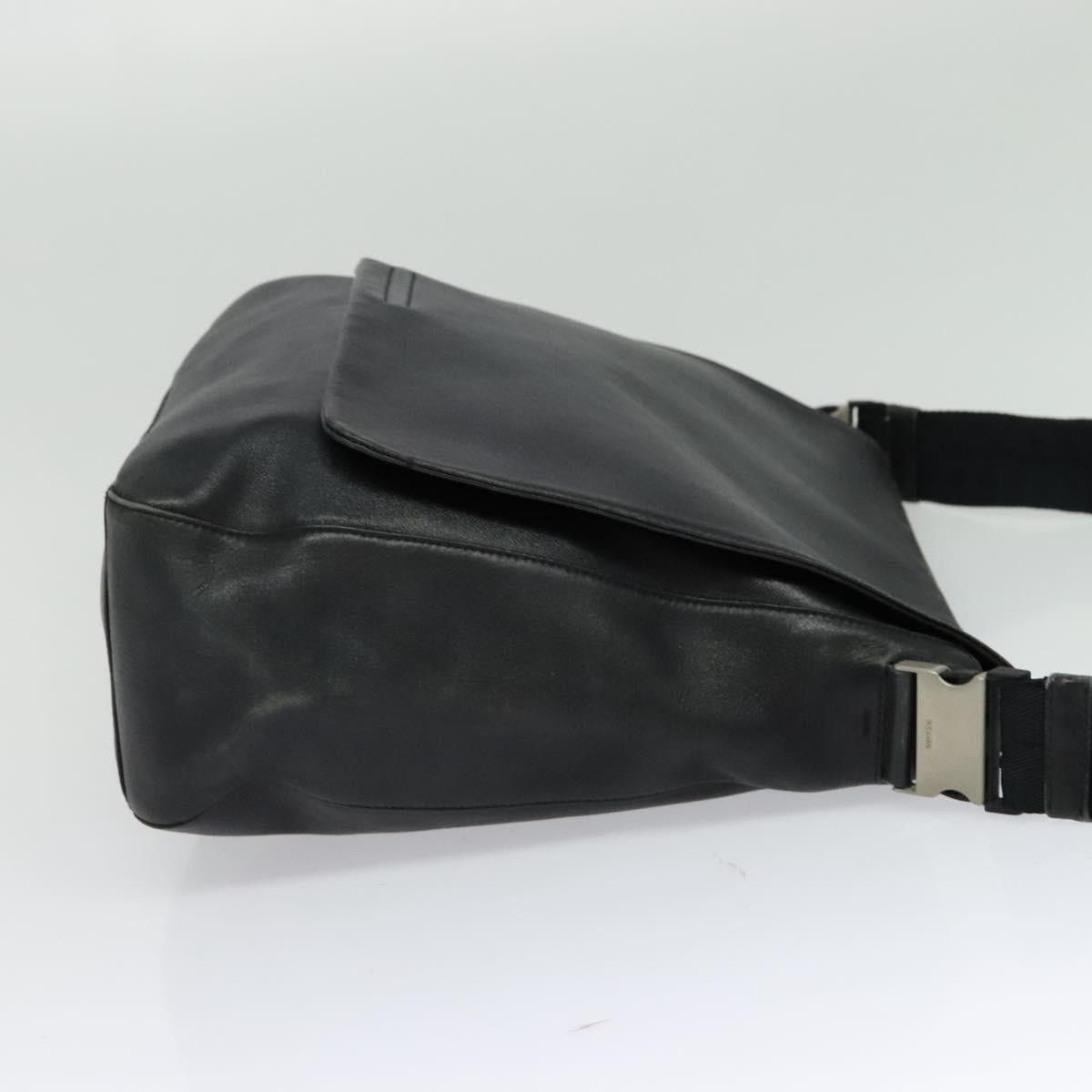 Prada PRADA Shoulder Bag Leather Black Silver Size ONE SIZE - 5 Thumbnail