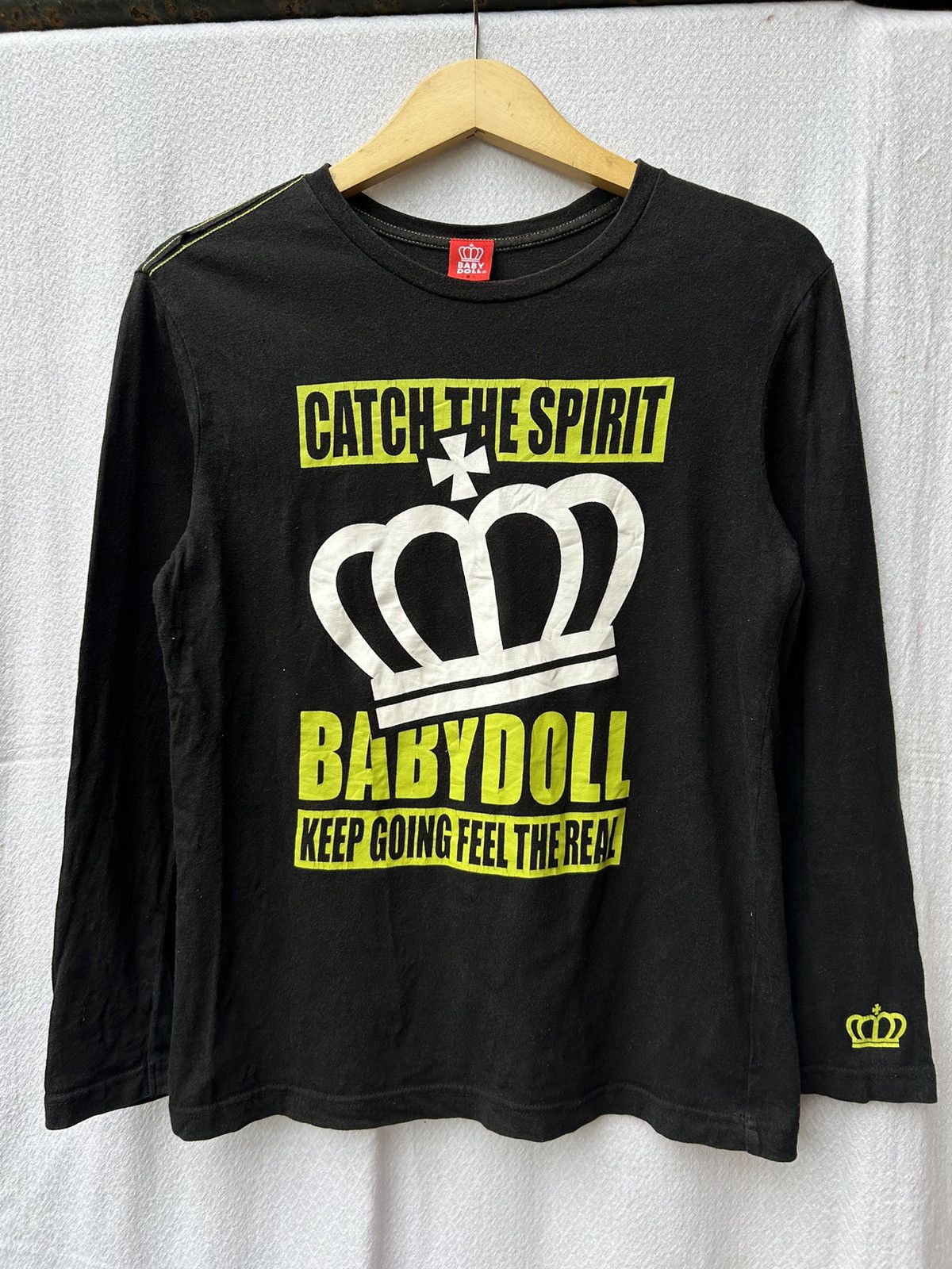 Japanese Brand Catch the spirit kapan rse baby doll poem longsleeve Size US M / EU 48-50 / 2 - 1 Thumbnail