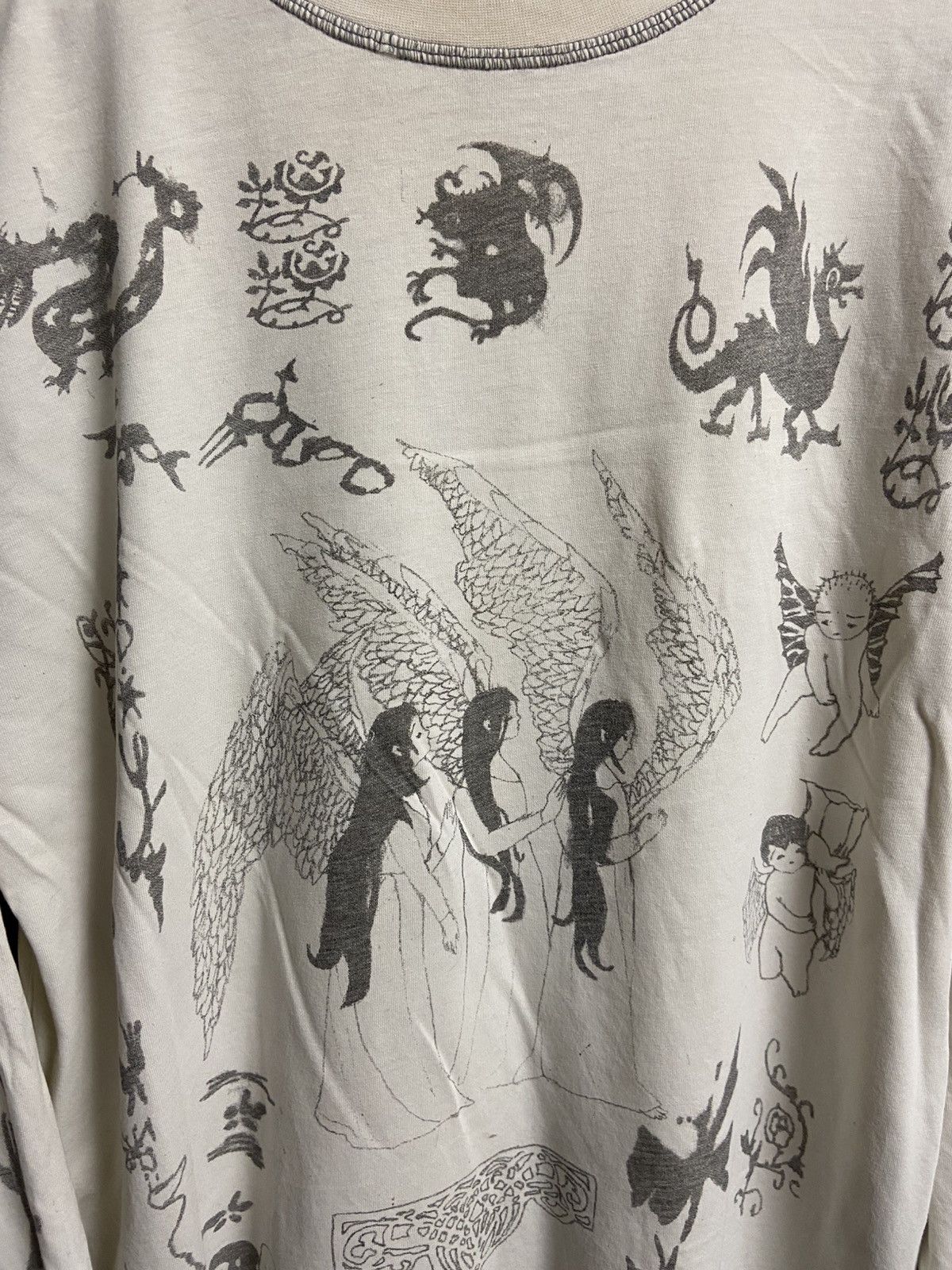 Drop Dead Drop Dead Long Sleeve Rare All Over Graphic Print Oli Sykes Size US L / EU 52-54 / 3 - 7 Thumbnail