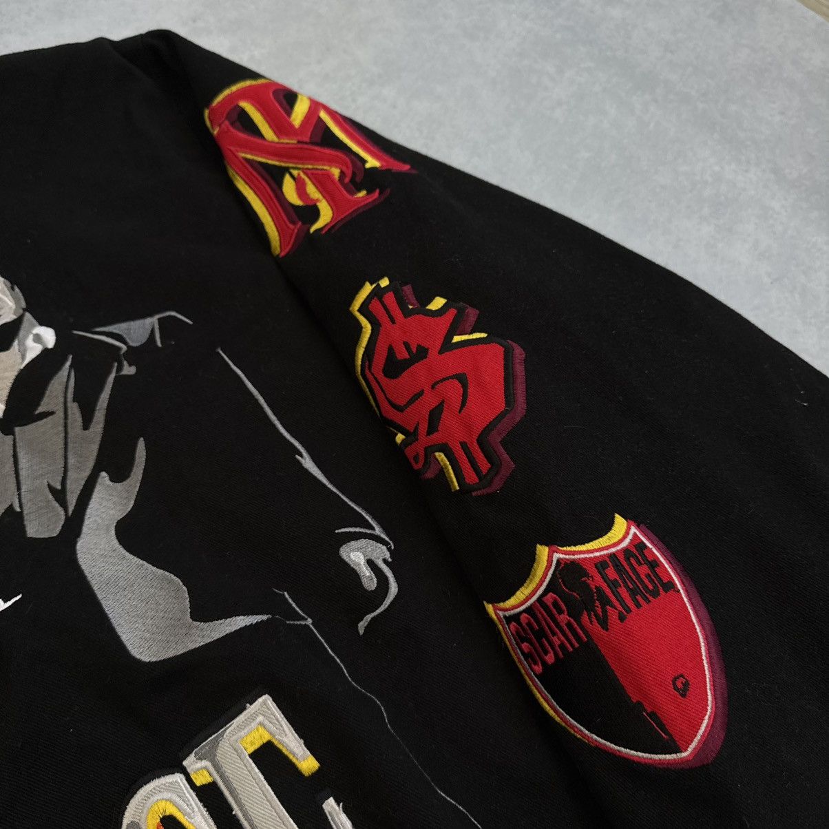Jeff Hamilton × Vintage VINTAGE 90s SCARFACE x JEFF HAMILTON BOMBER JACKET Sz ~3XL Size US XXL / EU 58 / 5 - 6 Thumbnail