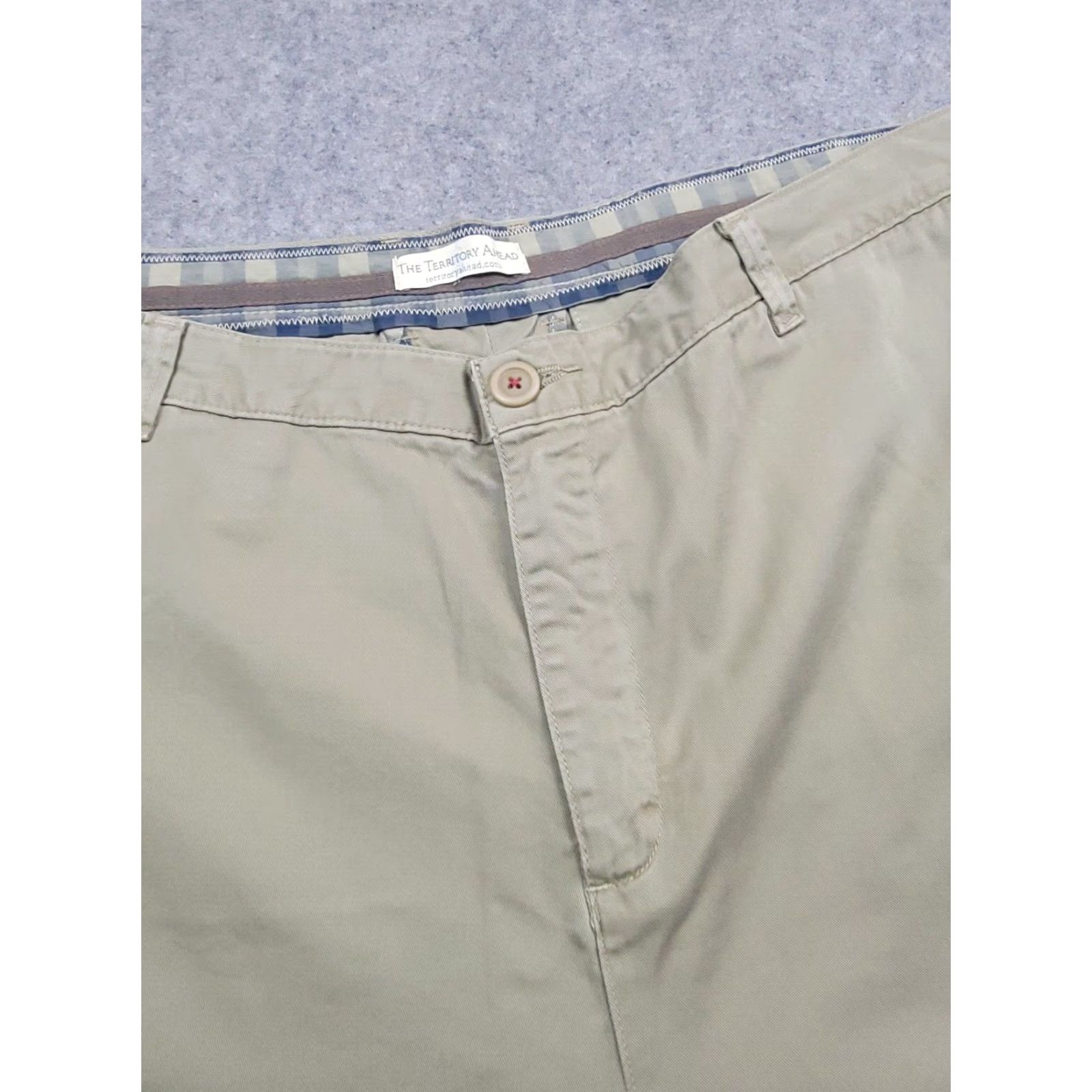The Territory Ahead The Territory Ahead Pants Mens 42x32 Green Flat Front Casual NWT Size US 42 / EU 58 - 4 Thumbnail