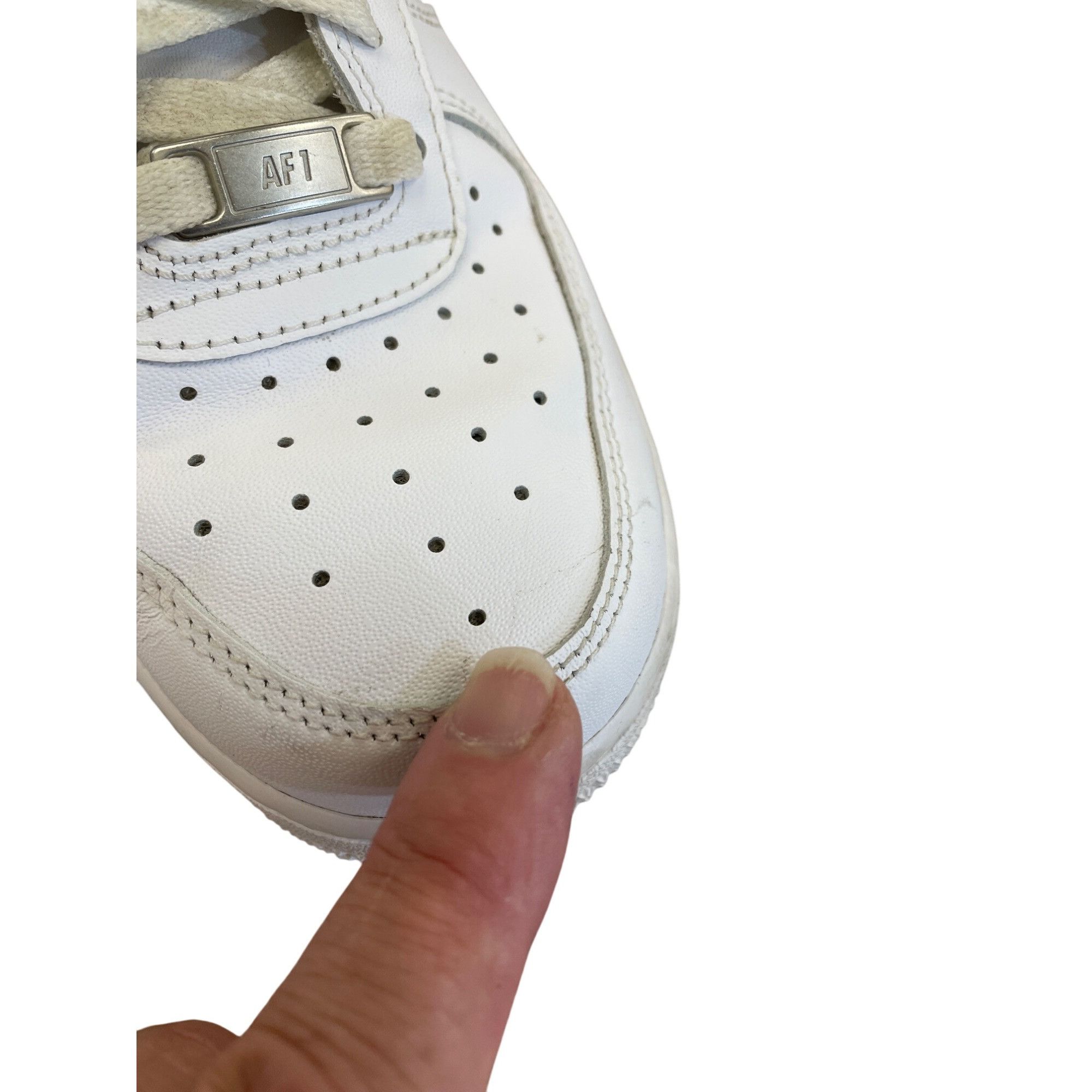 Nike Nike Air Force 1 07 OG triple white womans sneakers Shoes si Size US 7 / IT 37 - 15 Thumbnail