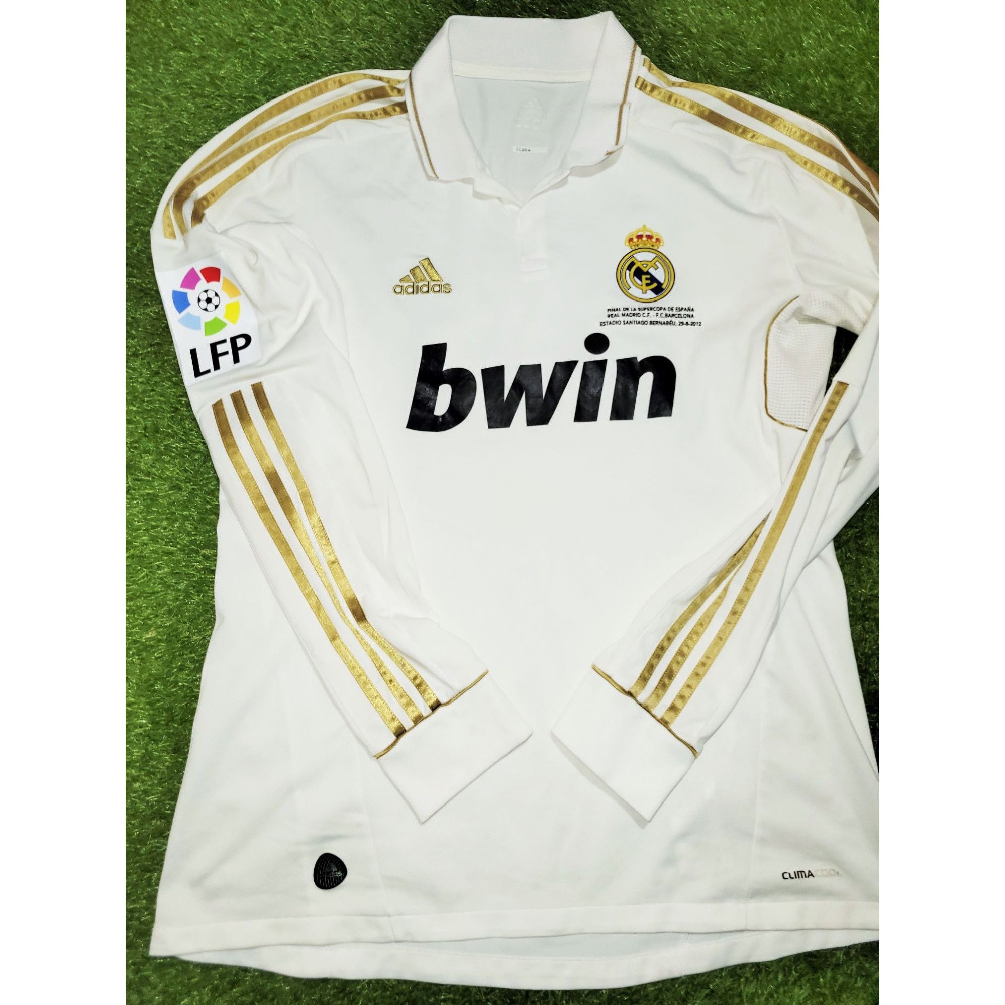 Buy Ronaldo 2011/2012 Real Madrid home jersey Gold and white