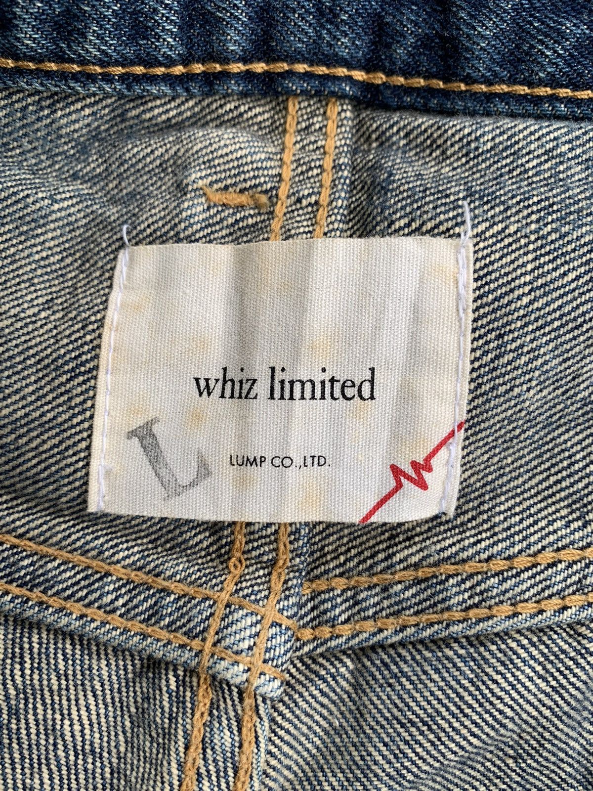 If Six Was Nine × Jean × WHIZ LIMITED Whiz Limited Japan Ripped Selvedge Distressed Denim Size US 35 - 21 Thumbnail