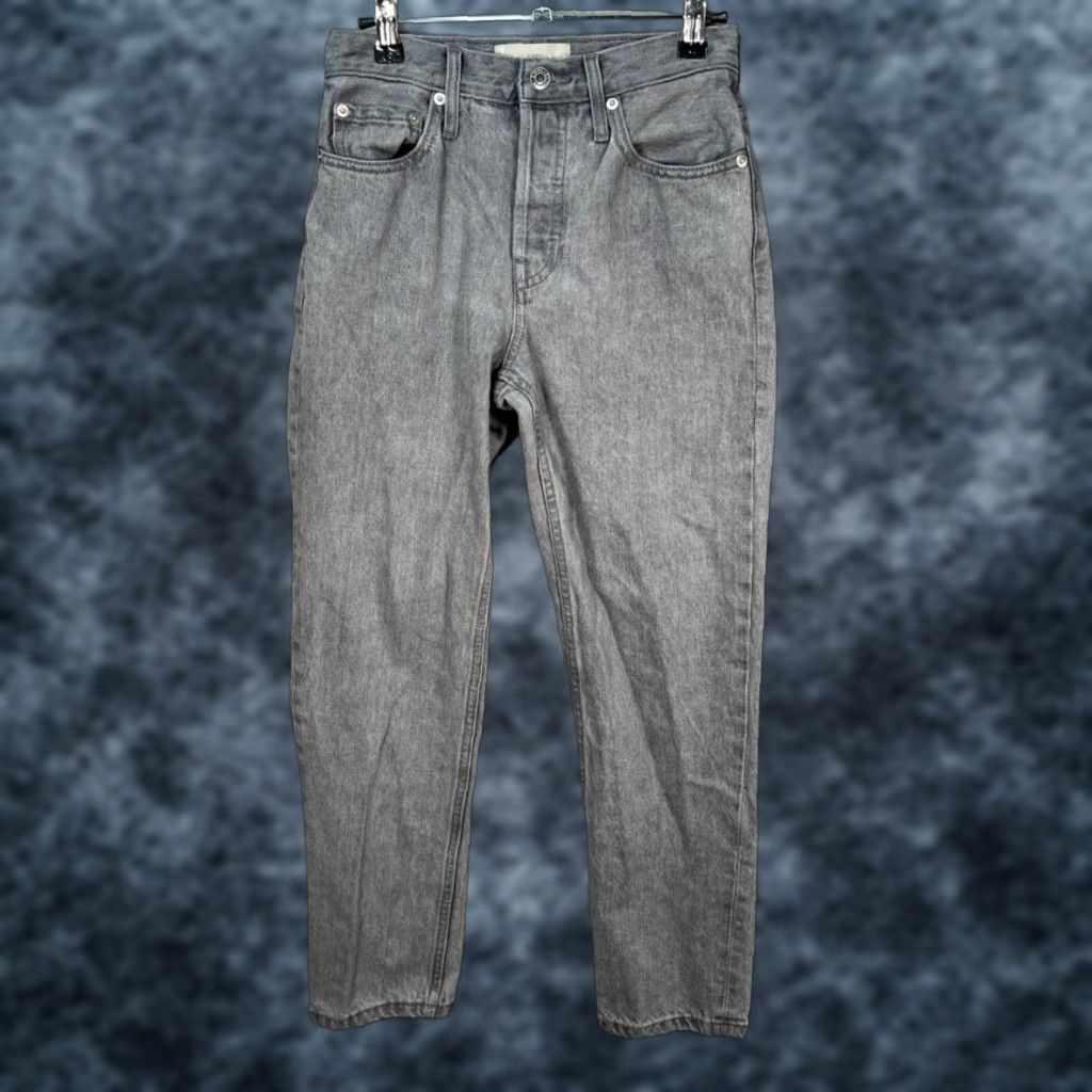 Everlane Everlane Jeans 90s Crop Gray Organic Cotton High-Waisted Womens Size 24 Denim Casual Womens Size 42" / US 20 - 1 Thumbnail