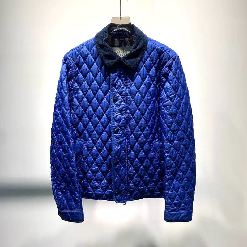 Burberry Burberry Men's Blue Quilted Jacket Size US M / EU 48-50 / 2 - 1 Thumbnail