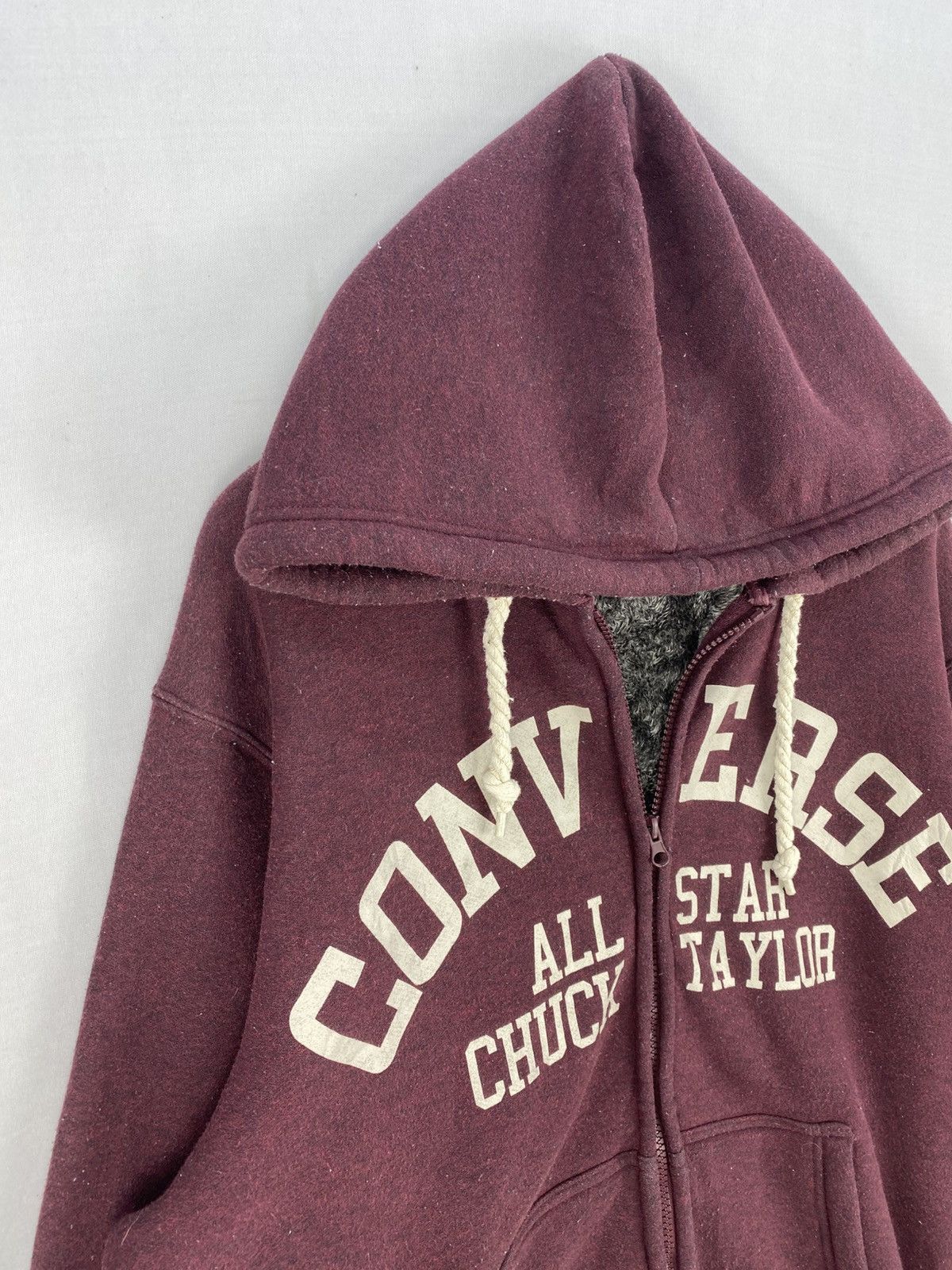 Converse Vintage Y2K Converse Allstar Lining Sherpa Hoodie Jacket Size US XXL / EU 58 / 5 - 2 Thumbnail