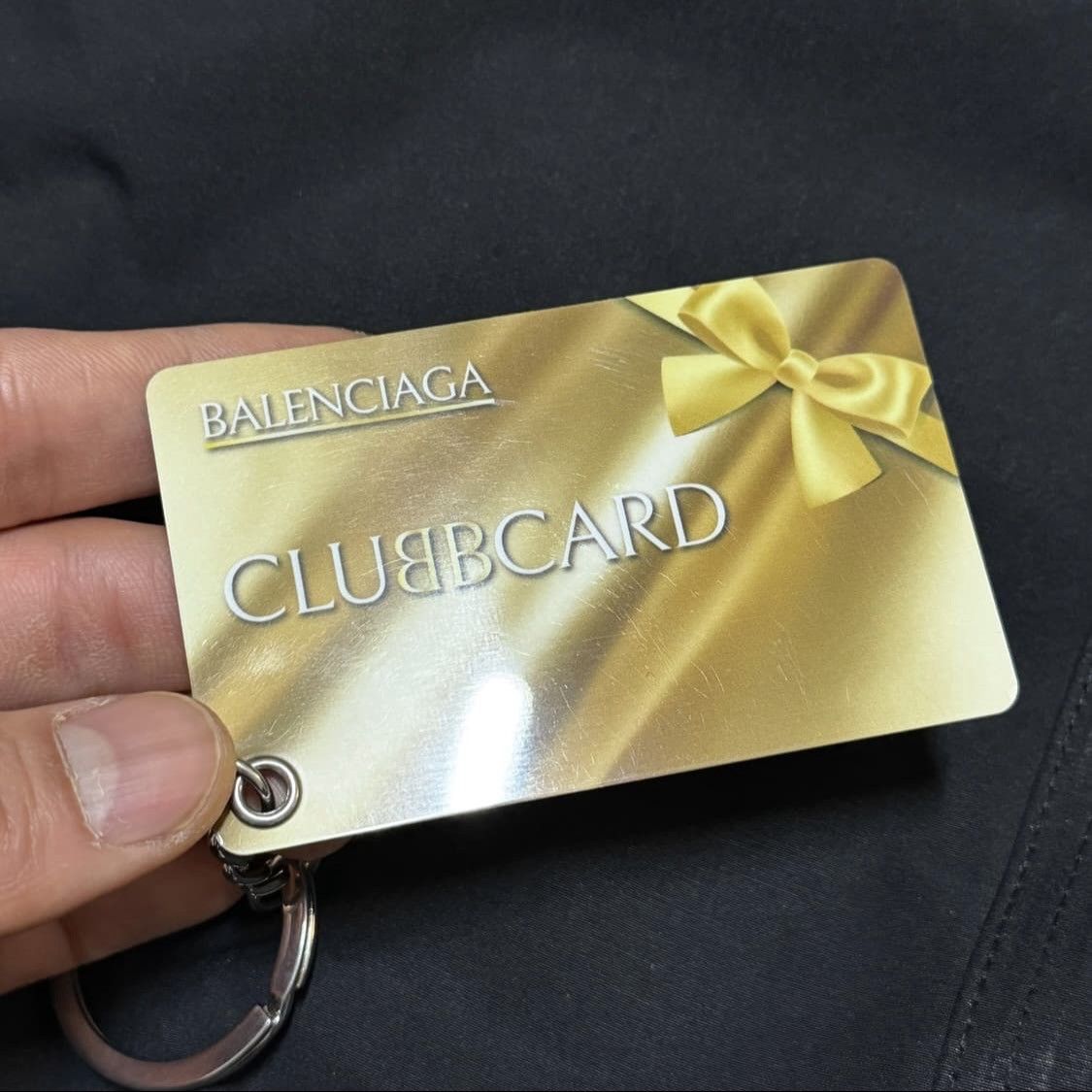 Balenciaga Balenciaga Club Card Key Ring Size ONE SIZE - 3 Thumbnail