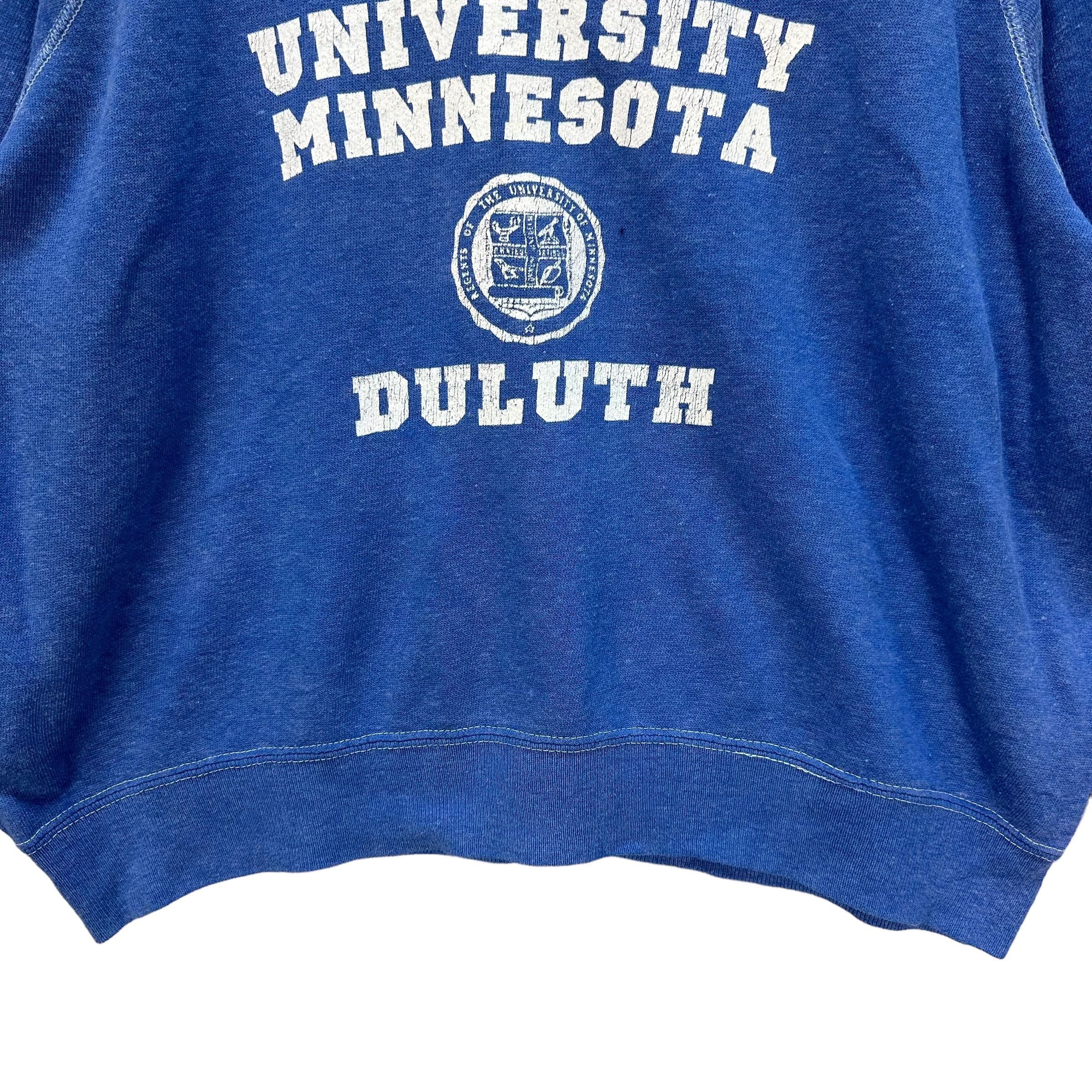Vintage UNIVERSITY MINNESOTA DULUTH CROP SWEATSHIRT #8689-021 Size L / US 10 / IT 46 - 4 Thumbnail