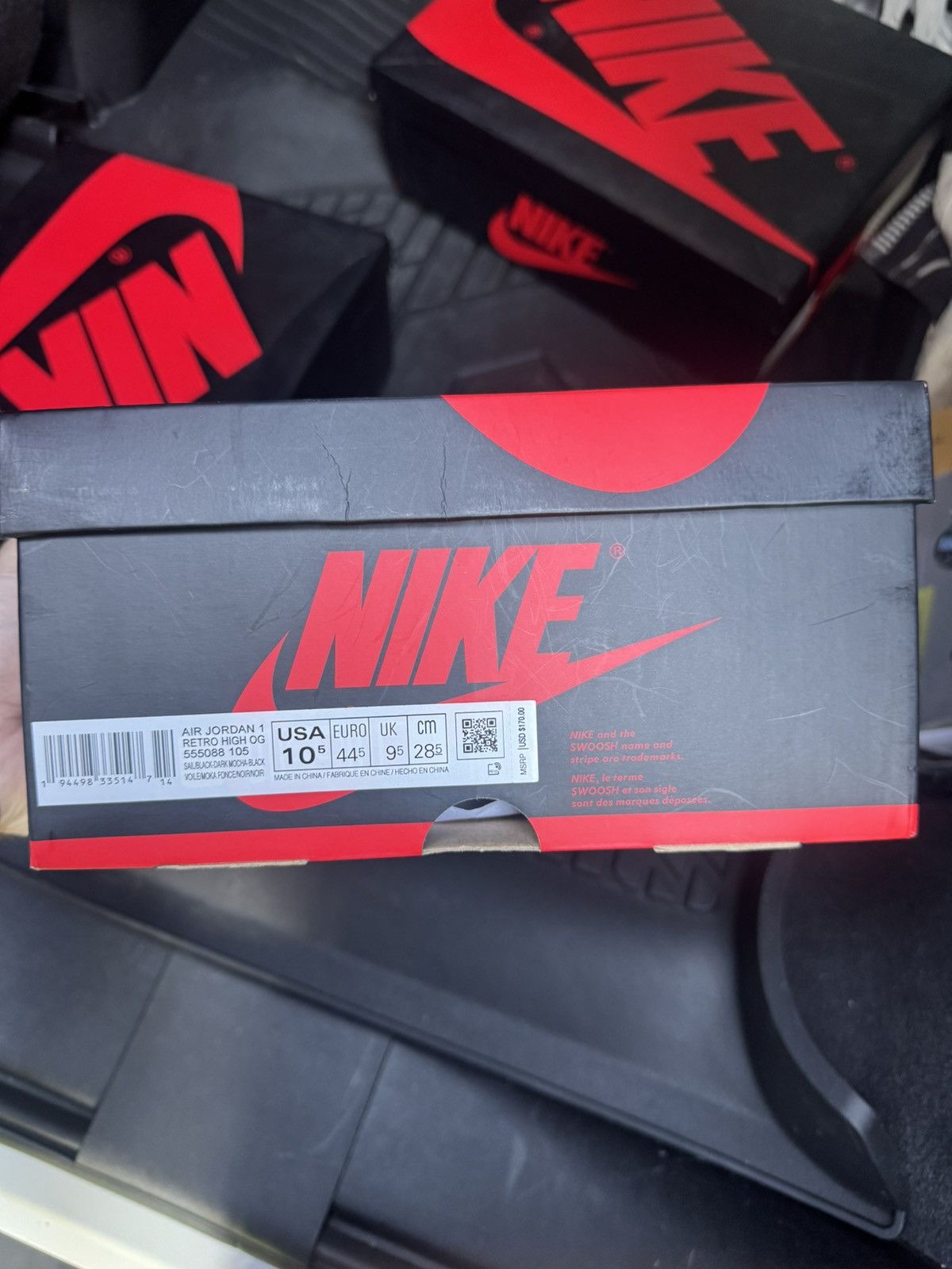 Jordan Brand Jordan 1 High Retro Mocha Size US 10.5 / EU 43-44 - 7 Thumbnail